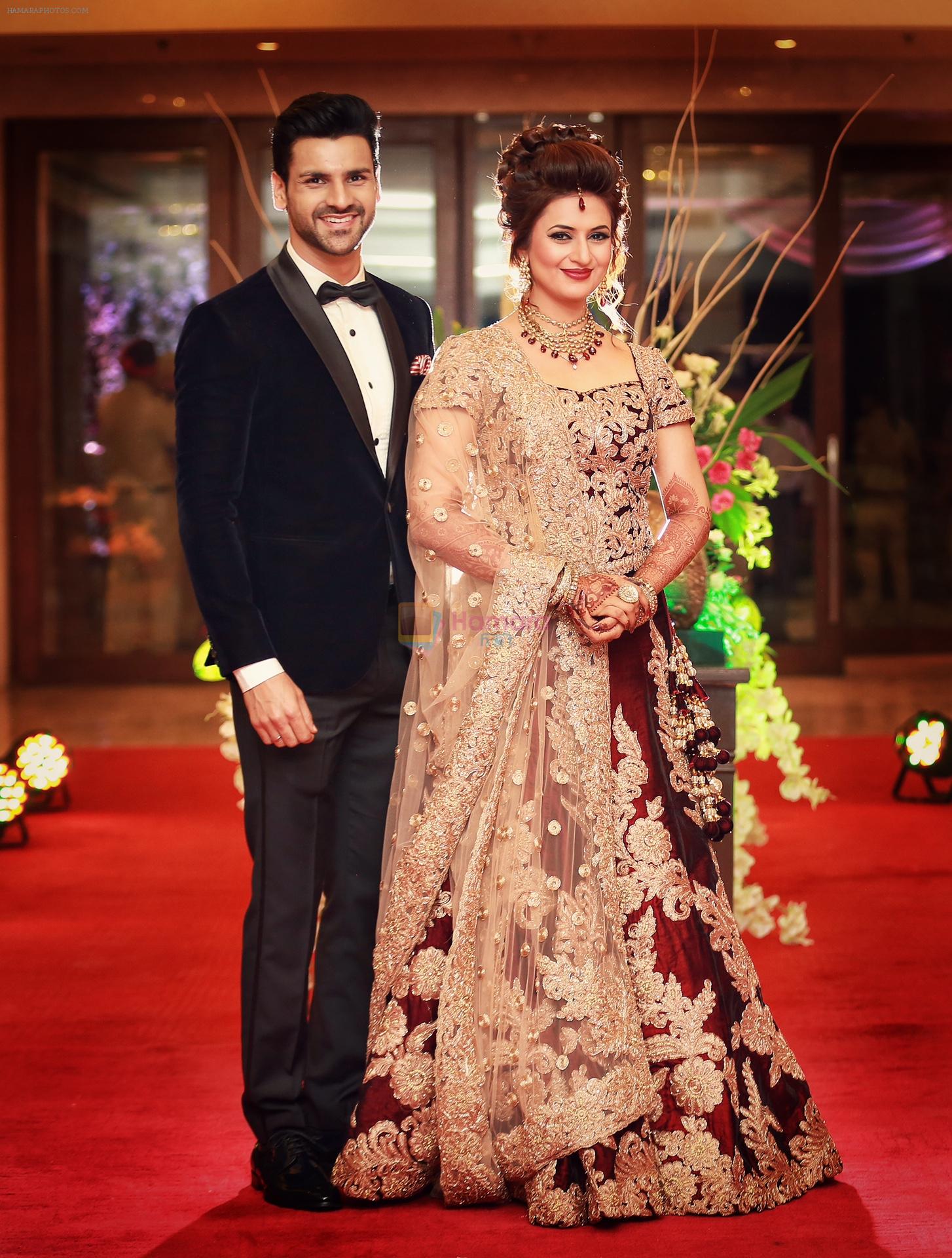 Divyanka Tripathi and Vivek Dahiya reception on 13th July 2016