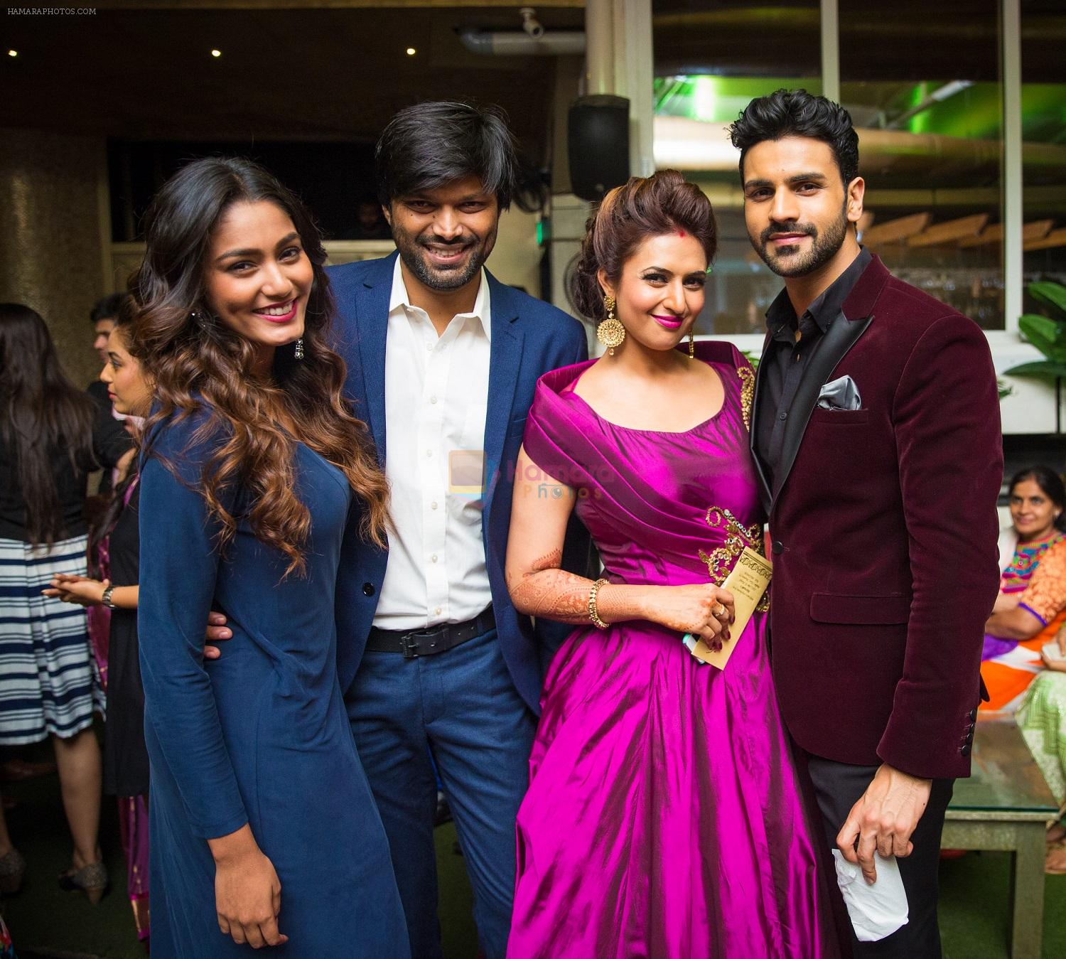 Sana Makbul, Anand Mishra, Divyanka and Vivek at Divyanka-Vivek's Happily Ever After Party in Mumbai on 14th july 2016