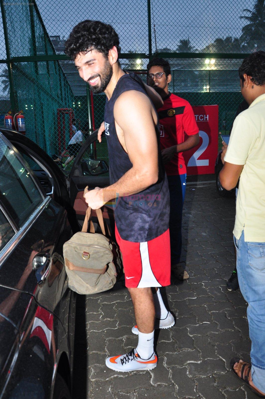 Aditya Roy Kapoor snapped at soccer match on 17th July 2016