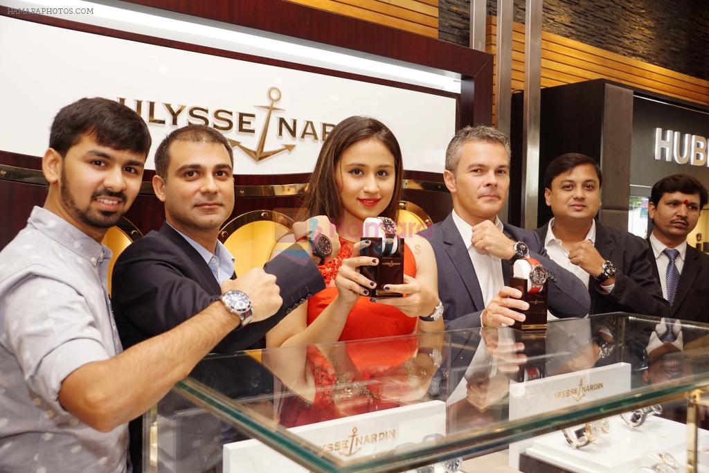 Simrath Junja during the national launch of Anchor Tourbillon Watch from Ulysse Nardin Worth Rs.60 Lakhs on 17th July 2016
