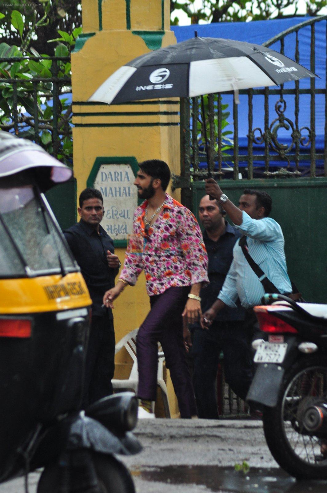 Ranveer Singh snapped at ad shoot on 18th July 2016
