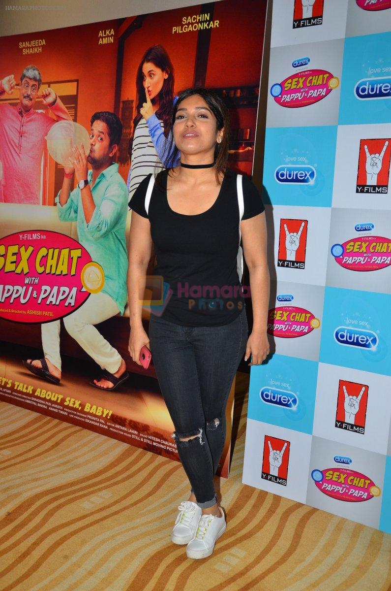 Bhumi Pednekar at the launch of movie Sex Chat with Pappu & Papa on 20th July 2016