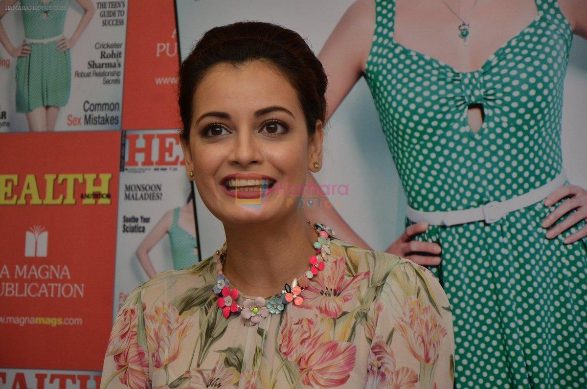 Dia Mirza during the unveiling of Health and Nutrition Magazine cover at Magna Lounge on 21 July 2016