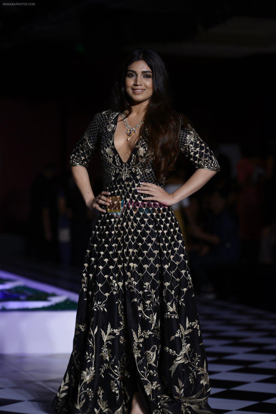 Bhumi Pednekar walk the ramp for Anita Dongre show at the FDCI India Couture Week 2016 on 21st July 2016