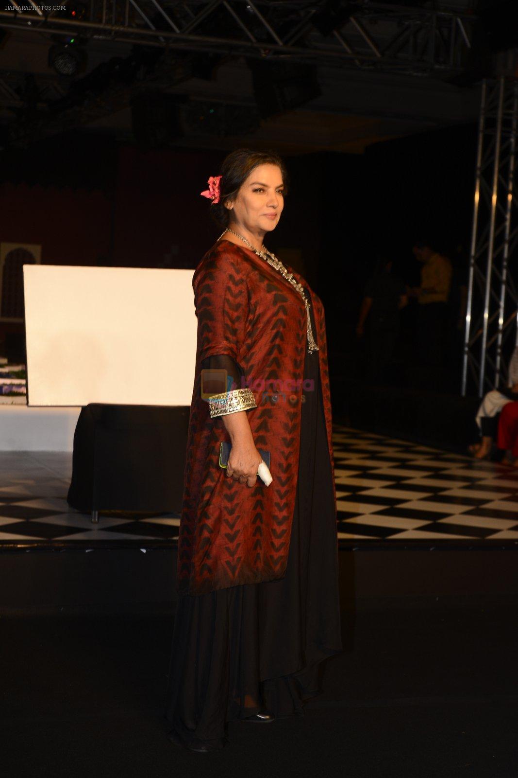 Shabana Azmi at Anita Dongre show at the FDCI India Couture Week 2016 on 21st July 2016