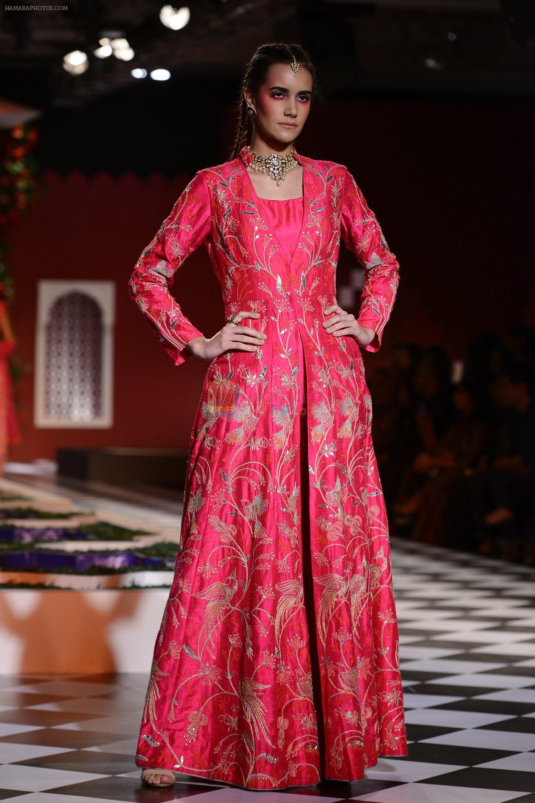 Model walk the ramp for Anita Dongre show at the FDCI India Couture Week 2016 on 21st July 2016
