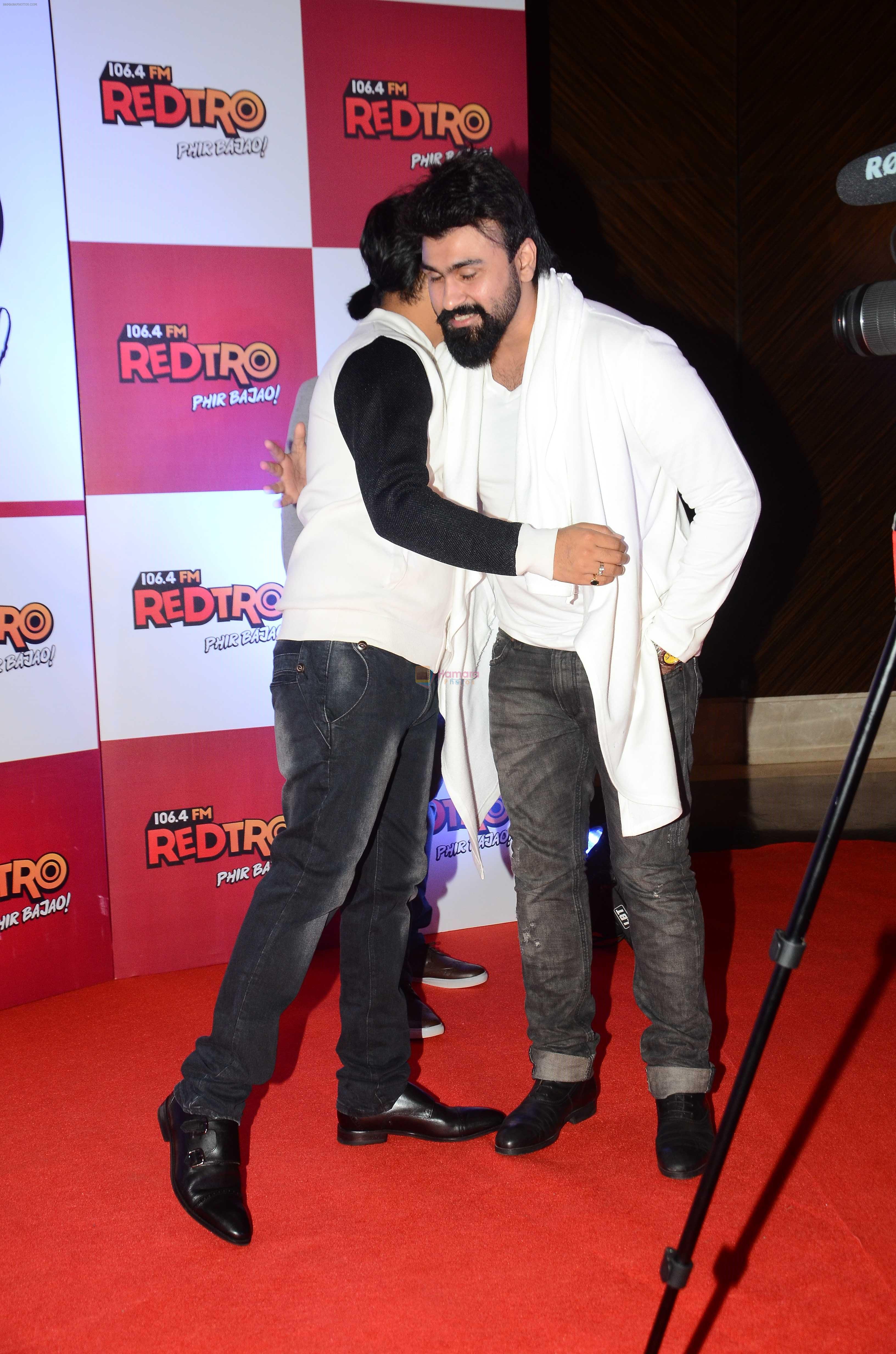 Ankit Tiwari, Aarya Babbar during the party organised by Red FM to celebrate the launch of its new radio station Redtro 106.4 in Mumbai India on 22 July 2016