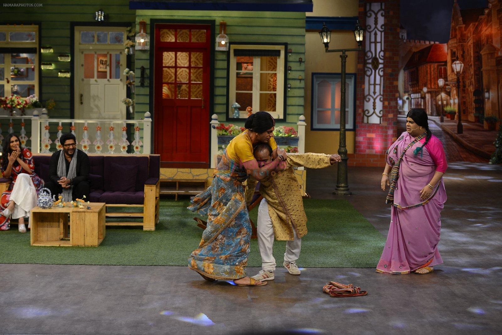 Arshad Warsi, Maria Goretti on the sets of Sony's The Kapil Sharma Show on 25th July 2016
