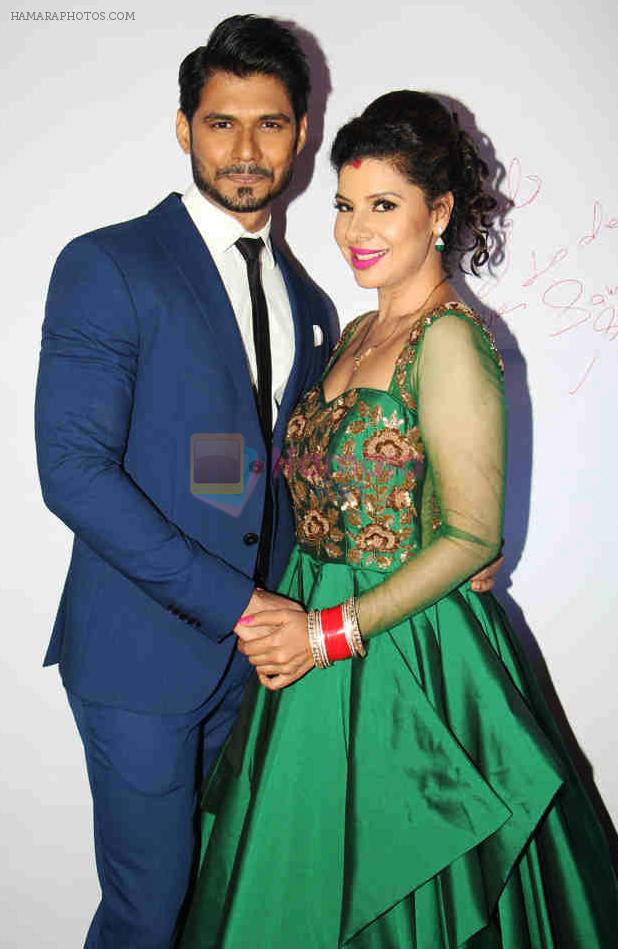 Sambhavna & Avinash at their post wedding celebrations red carpet at Bora Bora