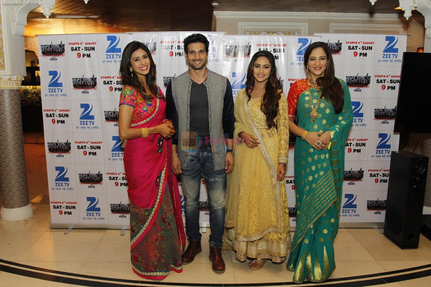 Krystle D'souza, Aham Sharma, Kishwar Merchant, Rakshanda Khan at Zee Tv's new serial Brahmarakshas on 29th July 2016