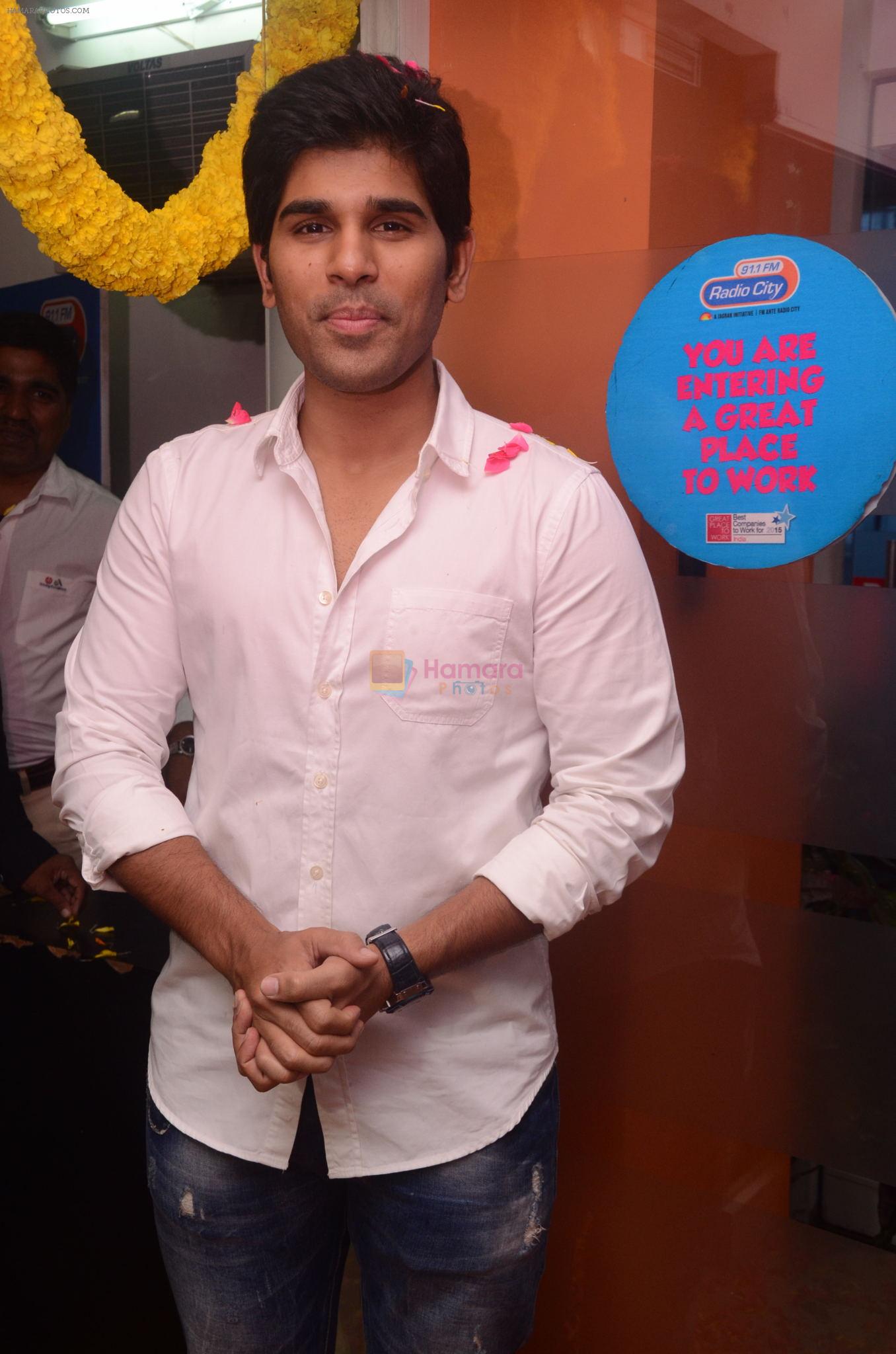 Allu Sirish during the promotion of Telugu movie Srirastu Subhamastu at Radio City on 2nd August 2016