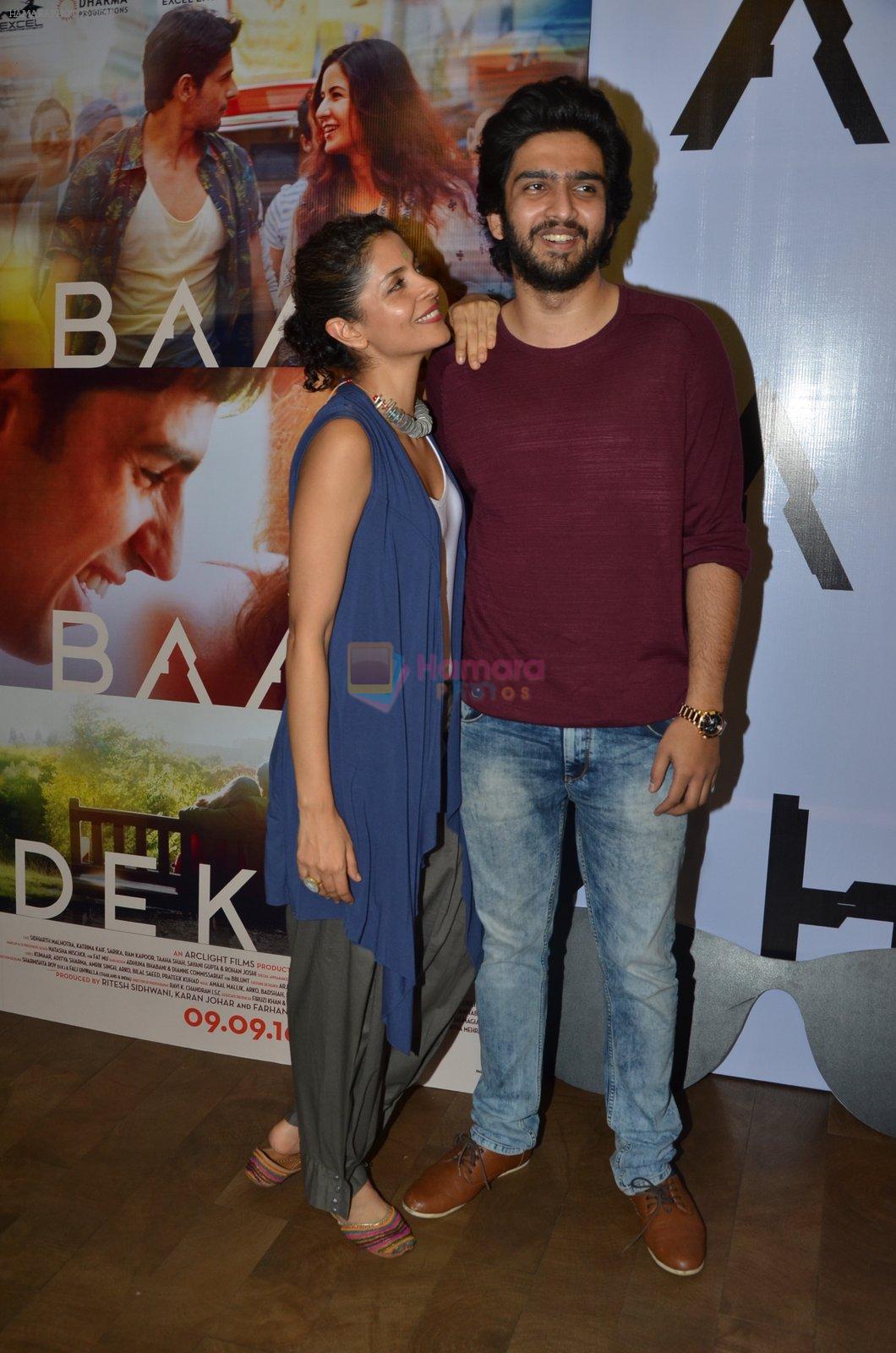 Nitya Mehra, Amaal Malik  promote film Baar Baar Dekho on August 2nd 2016