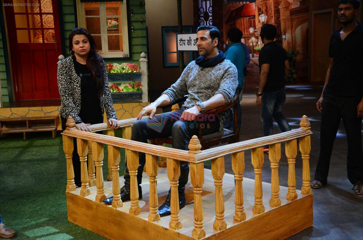 Akshay Kumar promote Rustom on the sets of The Kapil Sharma Show on 5th Aug 2016