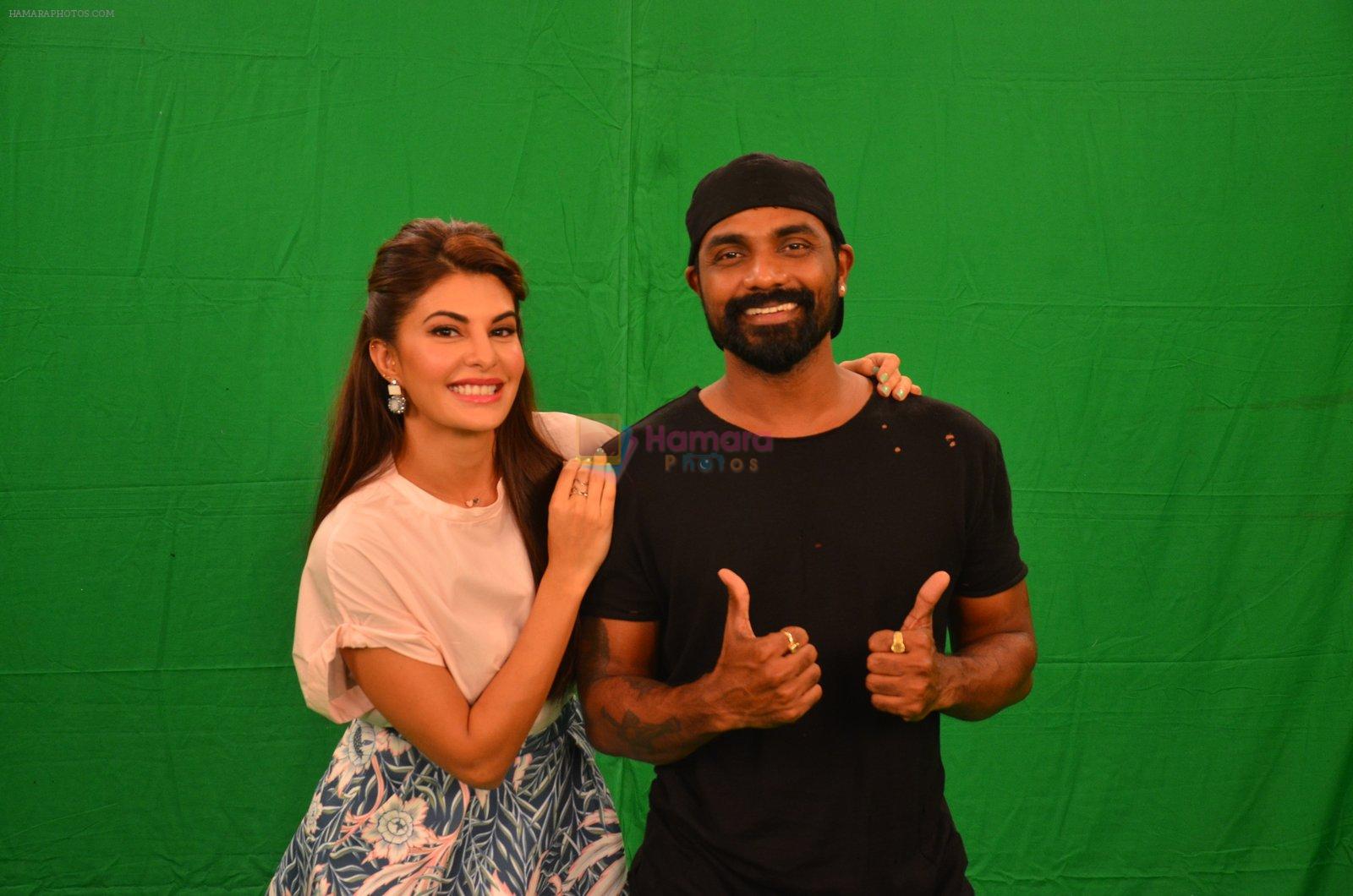 Remo D Souza, Jacqueline Fernandez snapped in Mumbai to promote The Flying Jatt on 6th Aug 2016