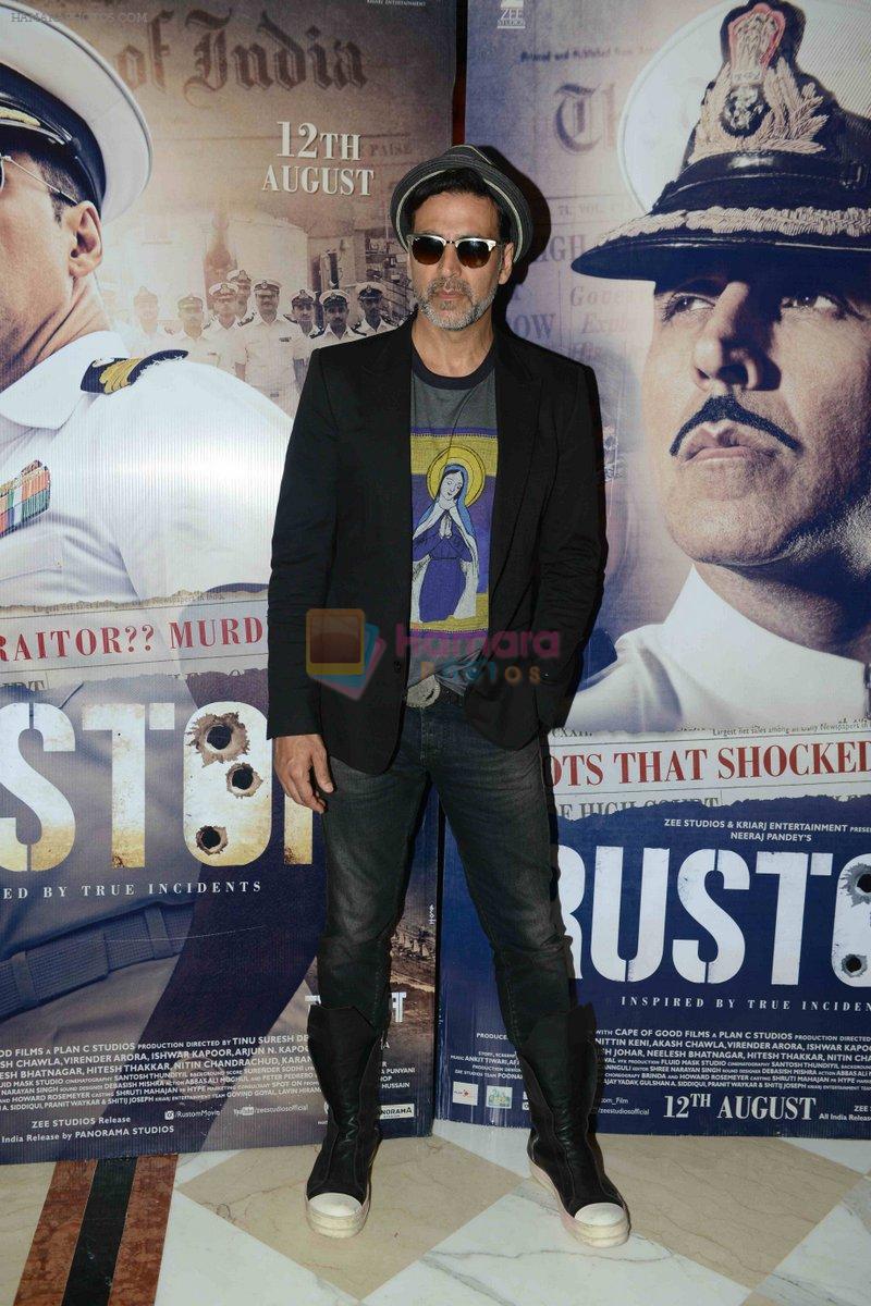 Akshay Kumar at the Press Conference of Rustom in New Delhi on 8th Aug 2016