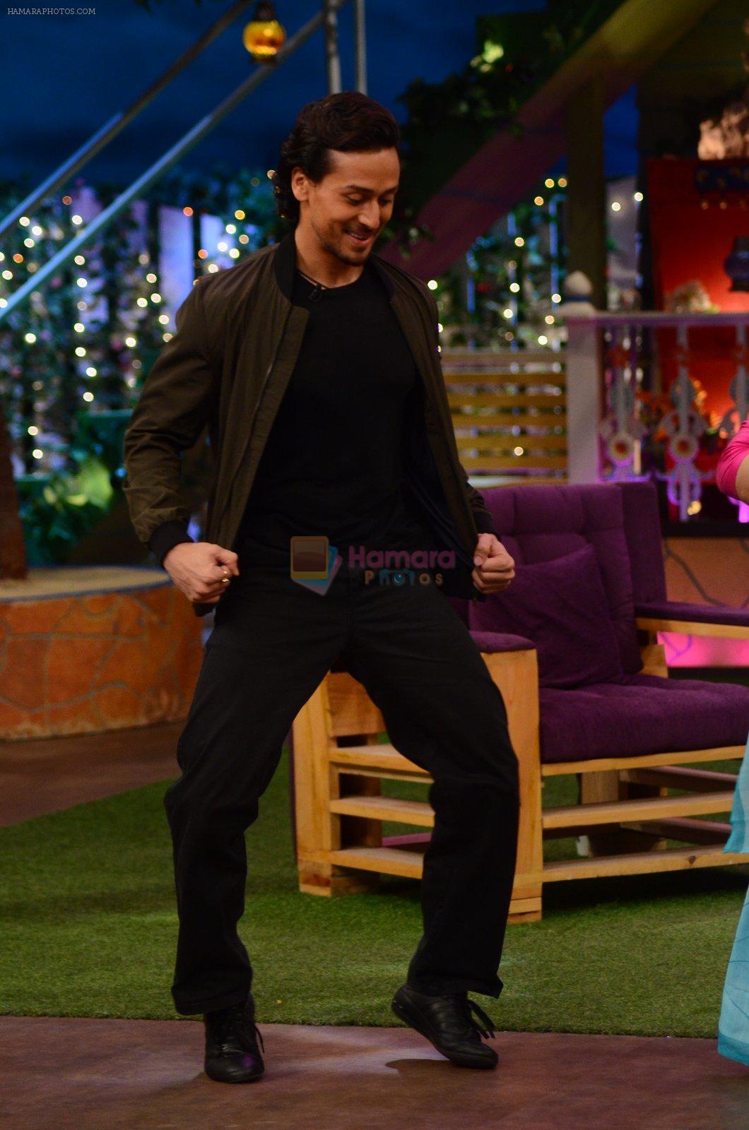 Tiger Shroff promote The Flying Jatt on the sets of The Kapil Sharma Show on 8th Aug 2016