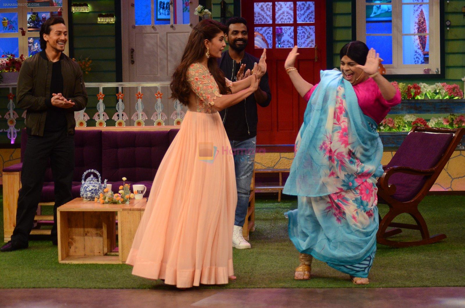 Jacqueline Fernandez promote The Flying Jatt on the sets of The Kapil Sharma Show on 8th Aug 2016