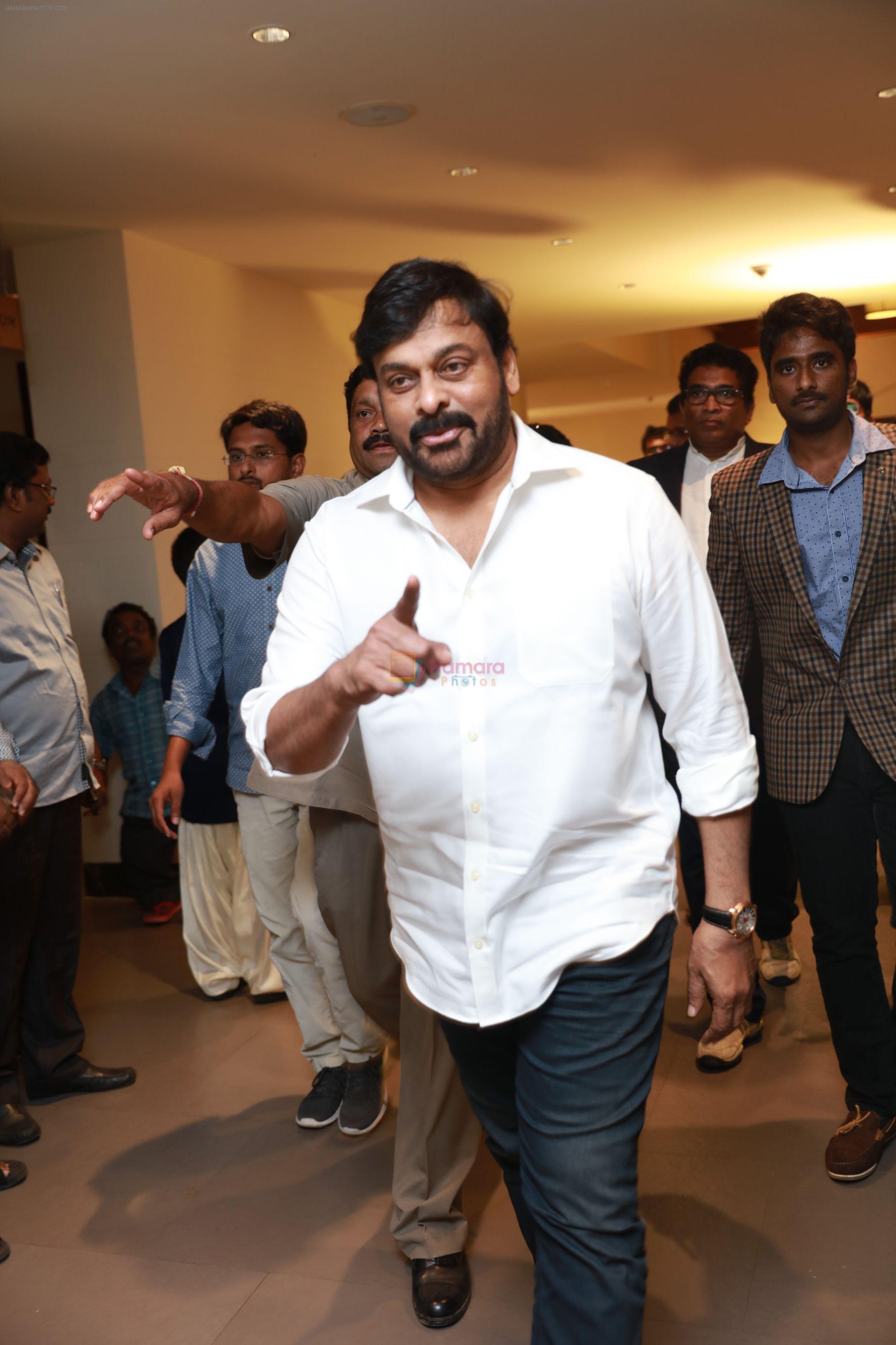 Chiranjeevi at Krish weds Ramya wedding reception on 8th Aug 2016