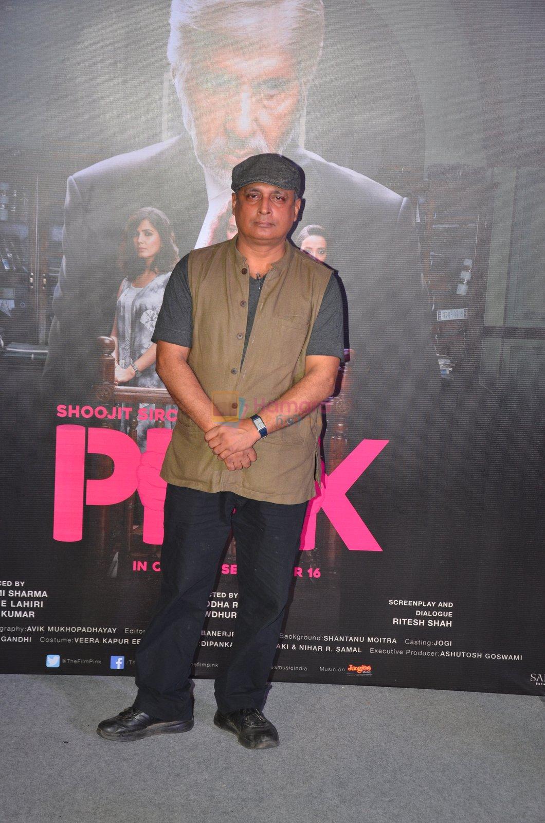 Piyush Mishra at Pink trailer launch in Mumbai on 9th Aug 2016