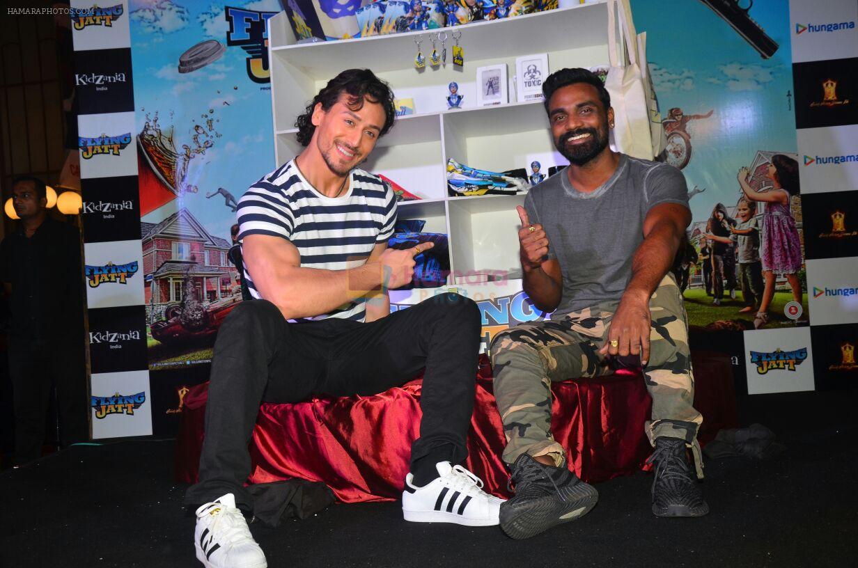 Tiger Shroff and Remo Dsouza promote A Flying Jatt at RCity on 12th Aug 2016