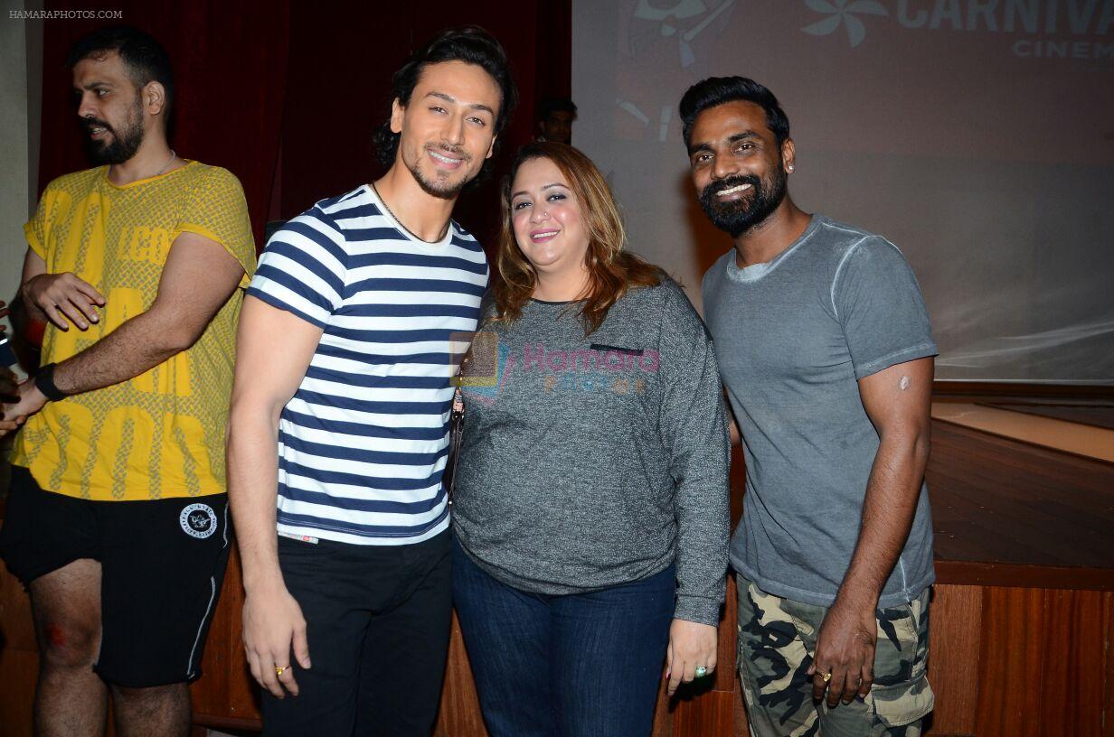 Tiger Shroff and Remo Dsouza promote A Flying Jatt at RCity on 12th Aug 2016