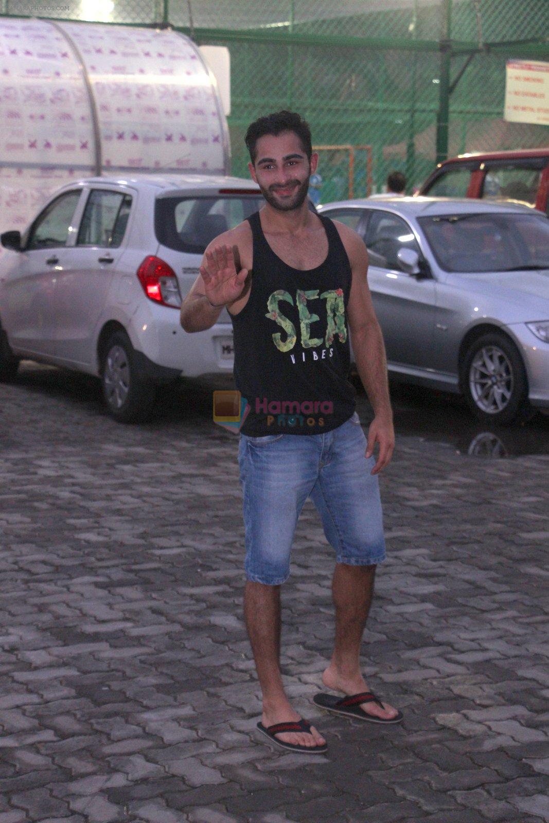 Armaan Jain snapped at soccer match in Mumbai on 14th Aug 2016