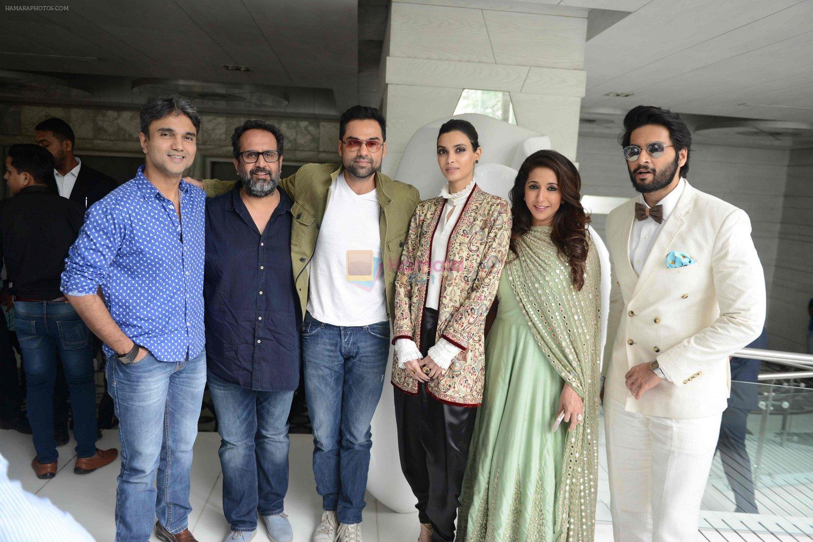 Abhay Deol, Diana Penty, Ali Fazal, Krishika Lulla, Mudassar Aziz, Anand L Rai at Happy Bhag Jayegi Press Conference in New Delhi on 17th Aug 2016