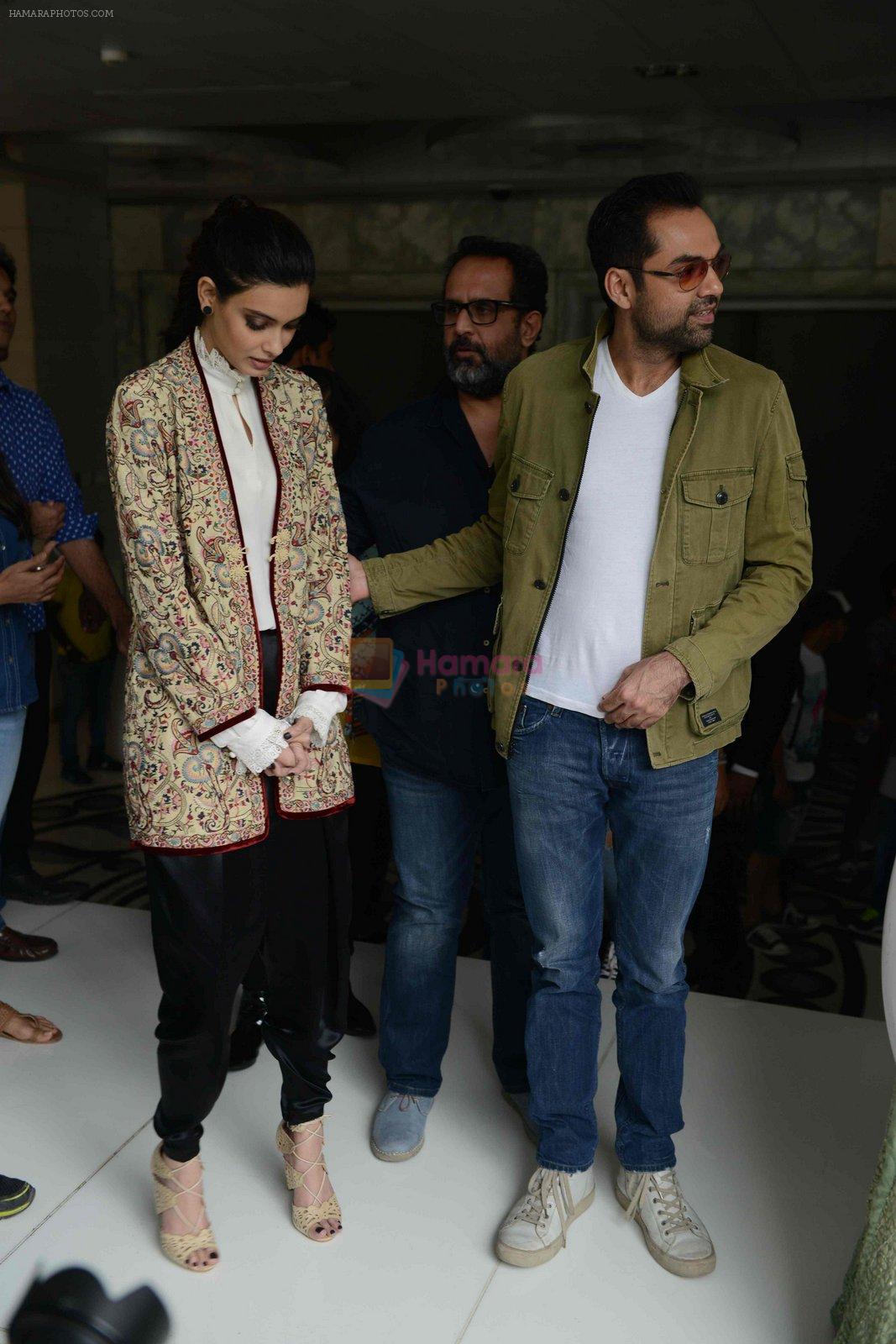 Abhay Deol, Diana Penty at Happy Bhag Jayegi Press Conference in New Delhi on 17th Aug 2016