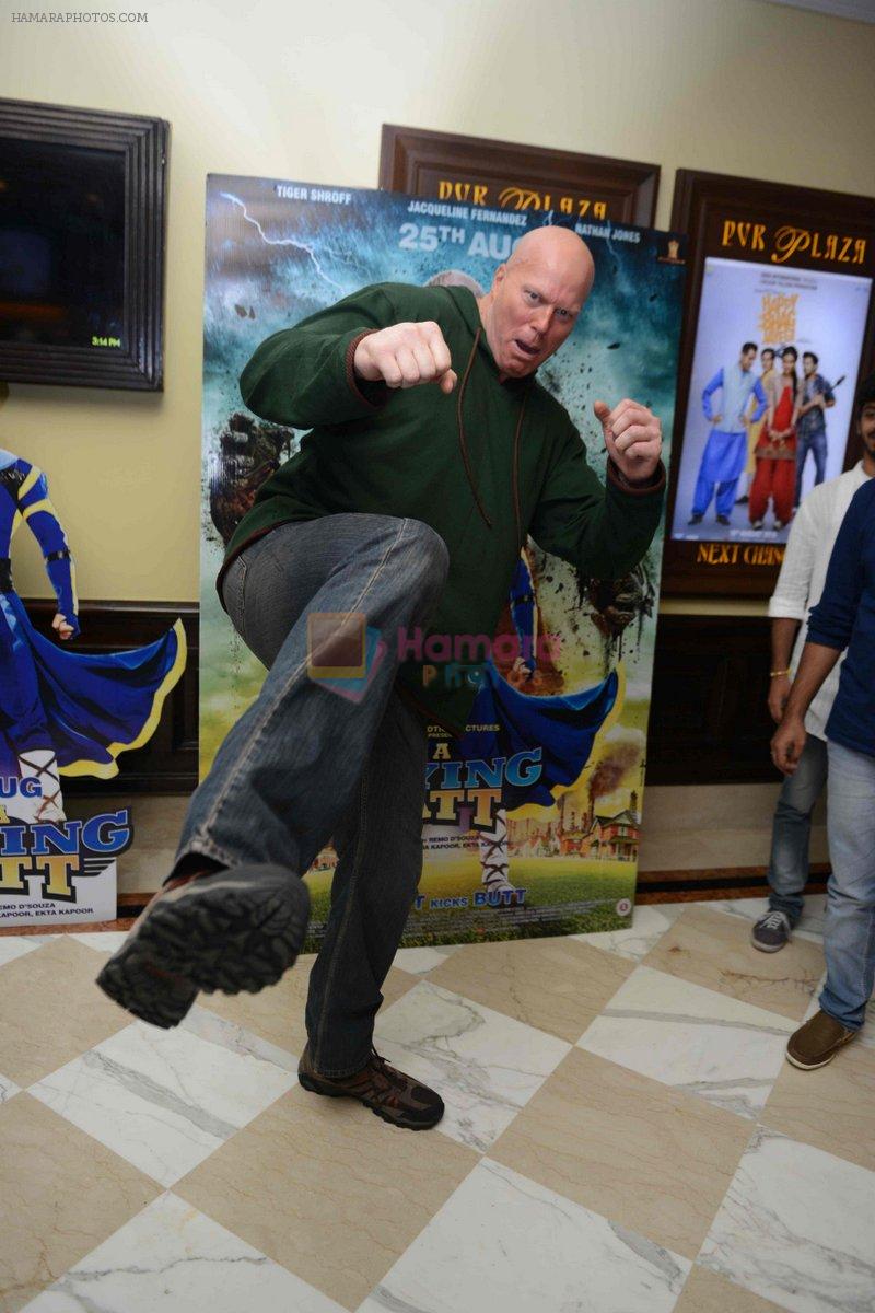 Nathan Jones at the The Flying Jatt Press Conference in Delhi on 18th Aug 2016