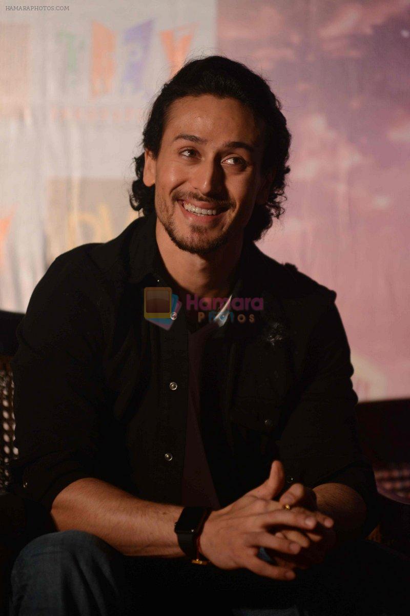 Tiger Shroff at the The Flying Jatt Press Conference in Delhi on 18th Aug 2016
