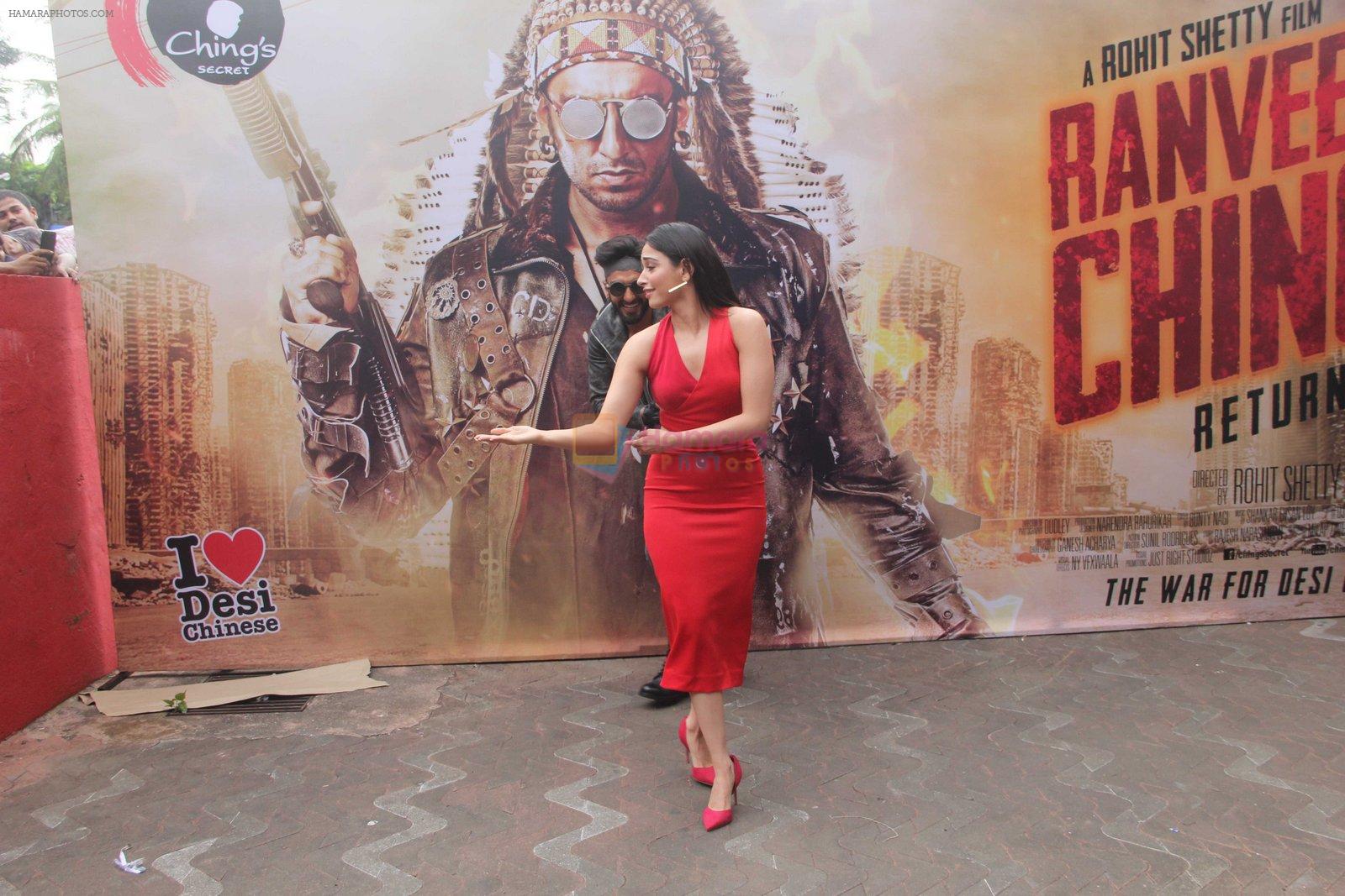 Ranveer Singh, Tamannaah Bhatia promote Ranveer Ching Returns on 19th Aug 2016