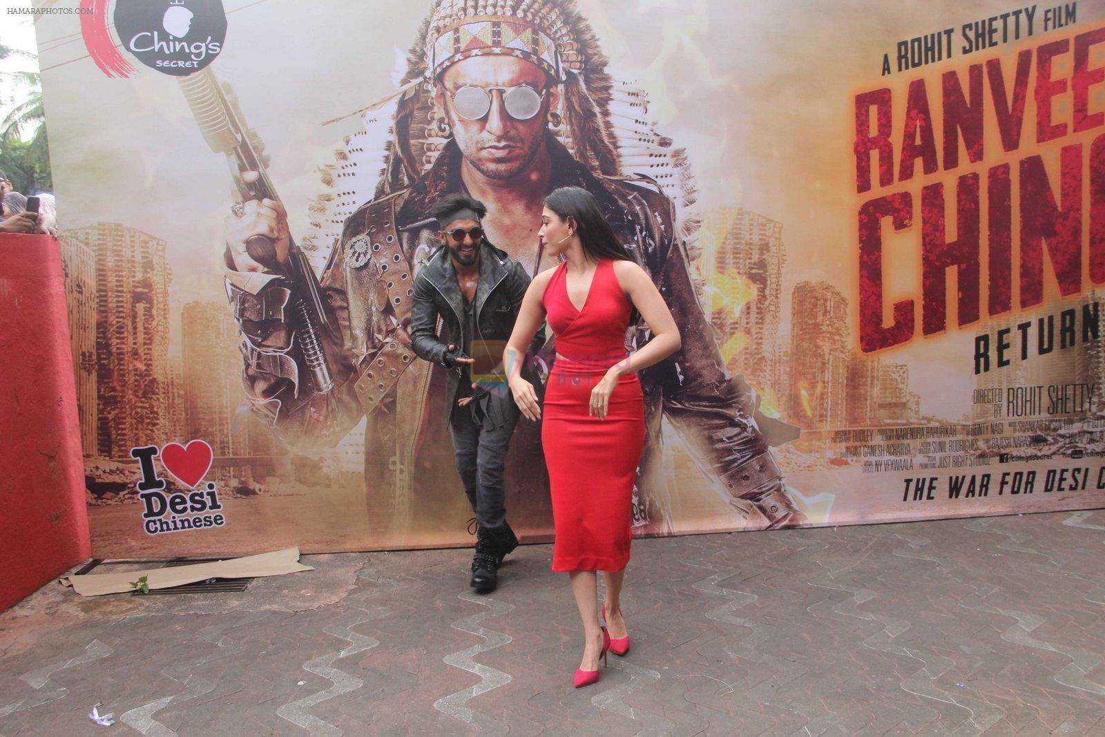 Ranveer Singh, Tamannaah Bhatia promote Ranveer Ching Returns on 19th Aug 2016