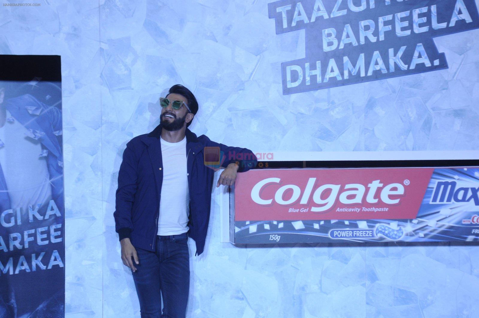 Ranveer Singh at Colgate event on 22nd Aug 2016