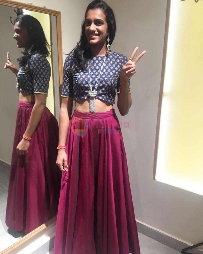 PV Sindhu made a fashionable move with Shravya varma