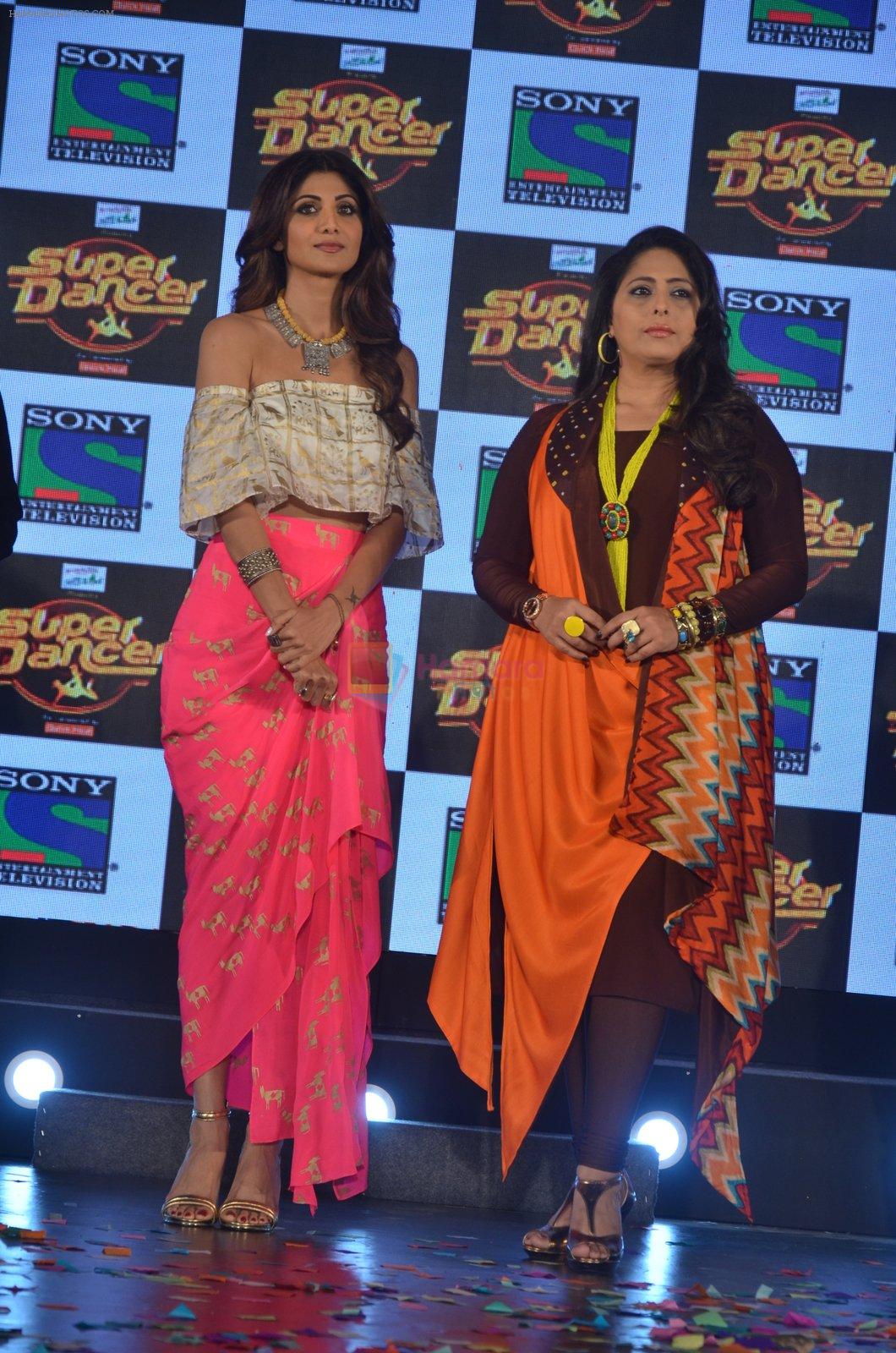 Shilpa Shetty, Geeta Kapoor at Super Dancer launch on 29th Aug 2016