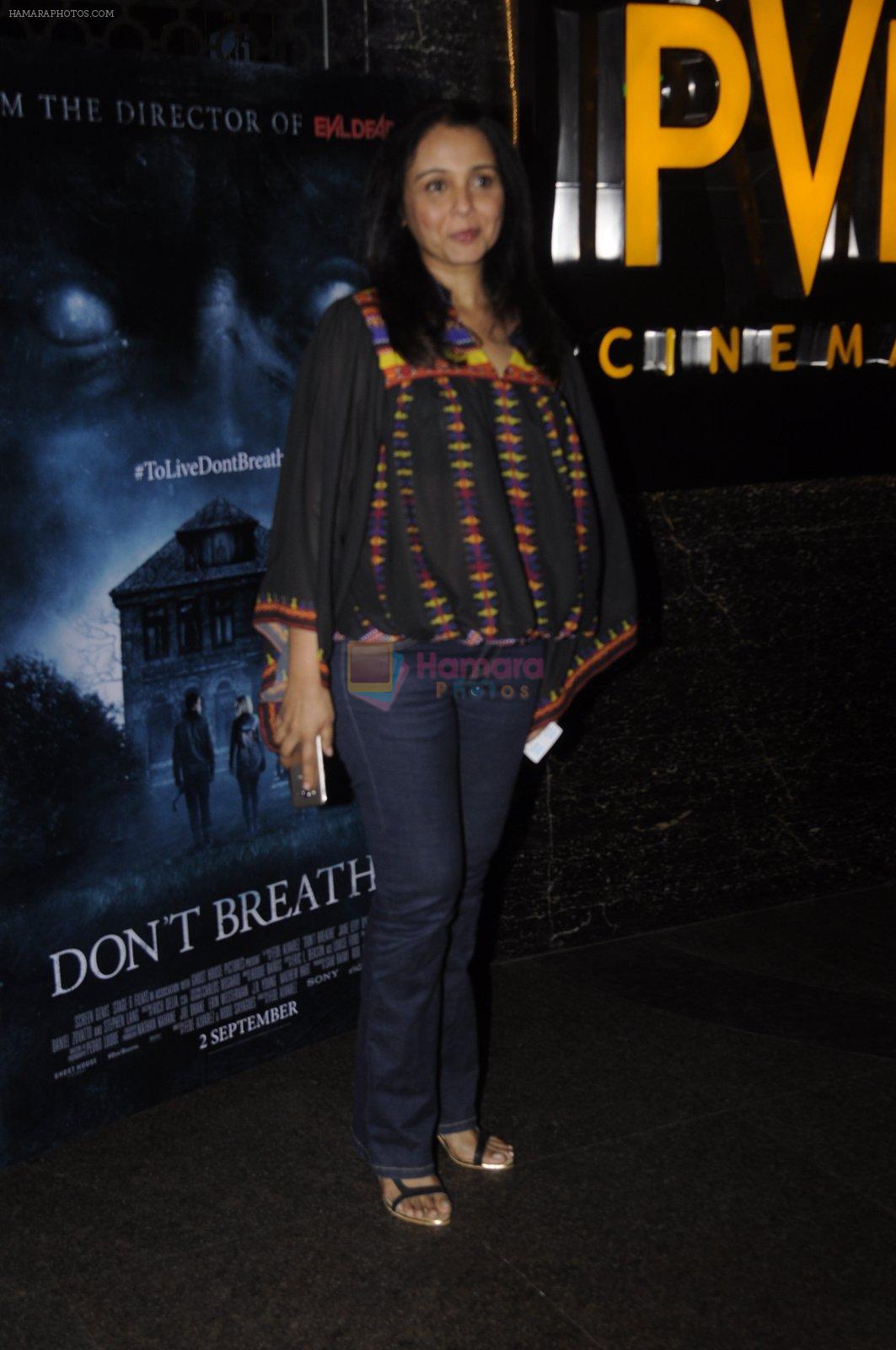 Suchitra Krishnamurthy at Don_t Breathe premiere on 30th Aug 2016