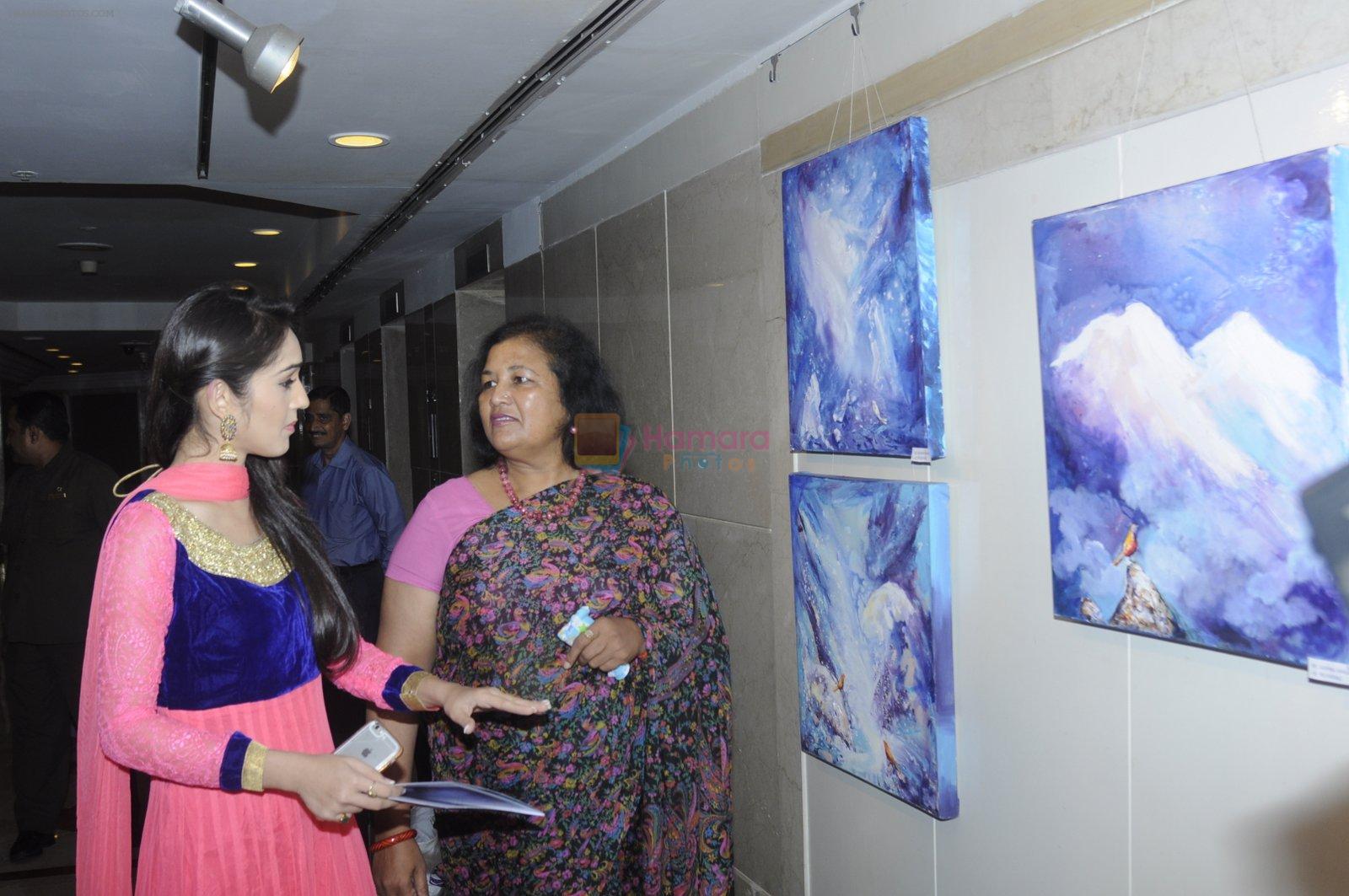 Tanya Sharma inaugurates art exhibition on 30th Aug 2016