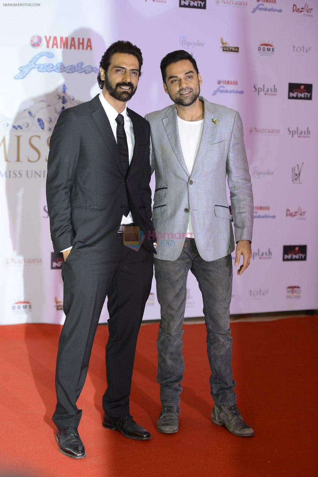 Arjun Rampal, Abhay Deol at Miss Diva Auditions on 1st Sept 2016
