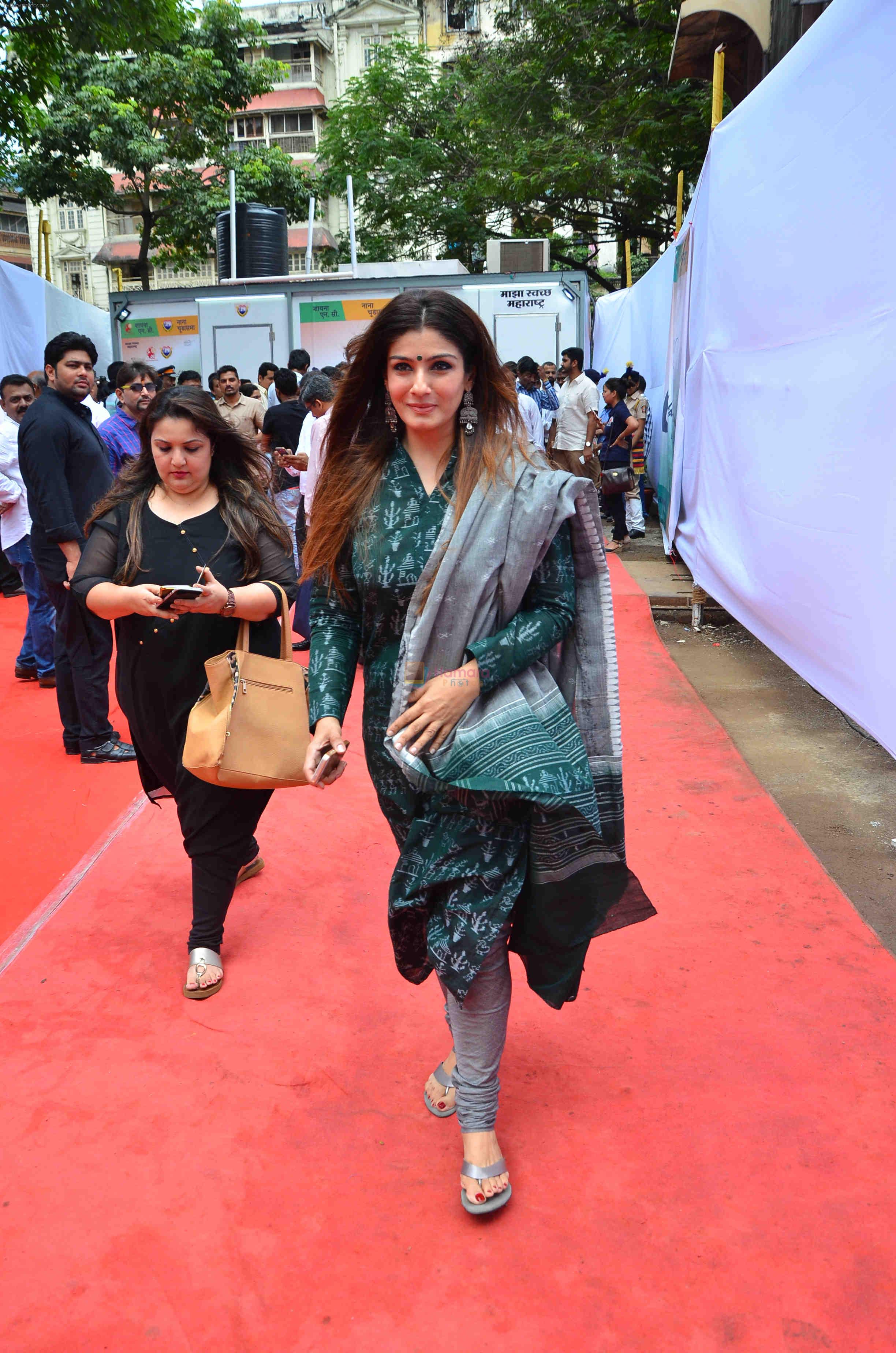 Raveena Tandon at event where toilets for police were launched on 2nd Sept 2016