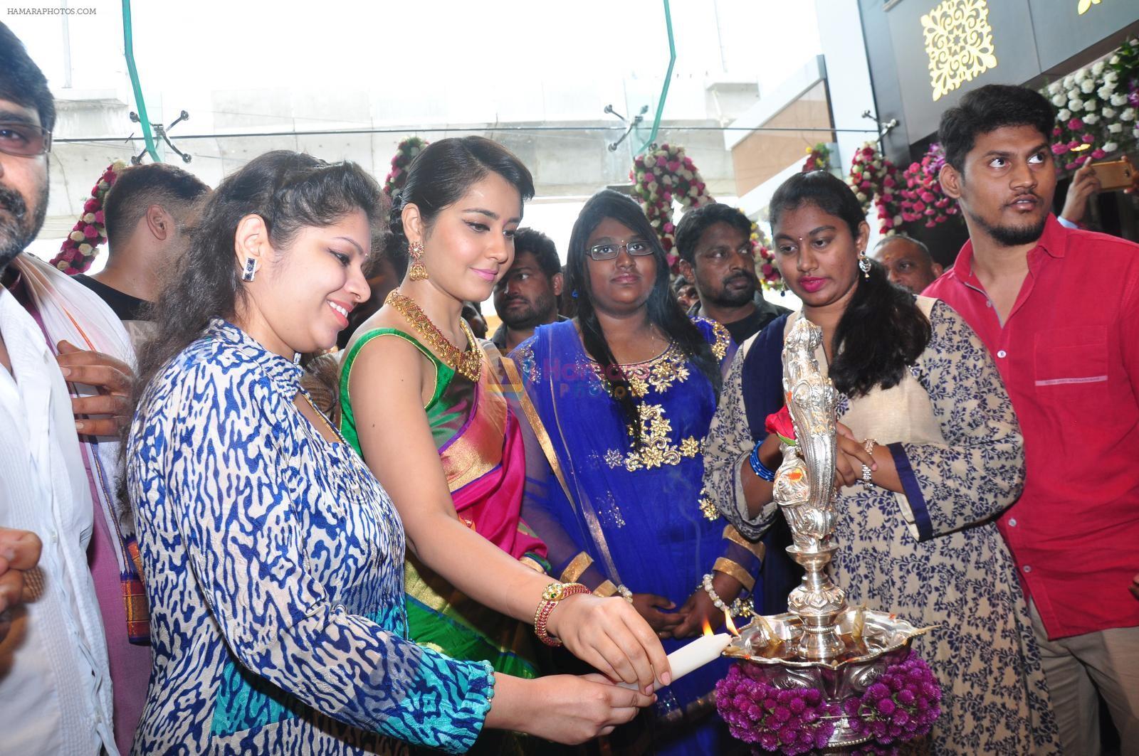 Raashi Khanna Inagurated R.S Brothers at Kothapet on 2nd Sept 2016