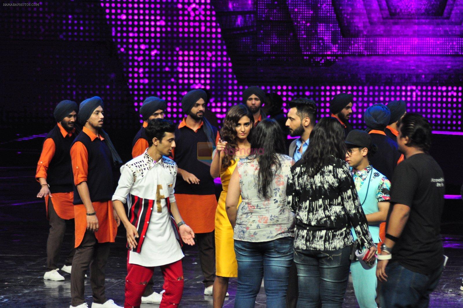 on the sets of Star Plus's Dance Plus on 4th Sept 2016