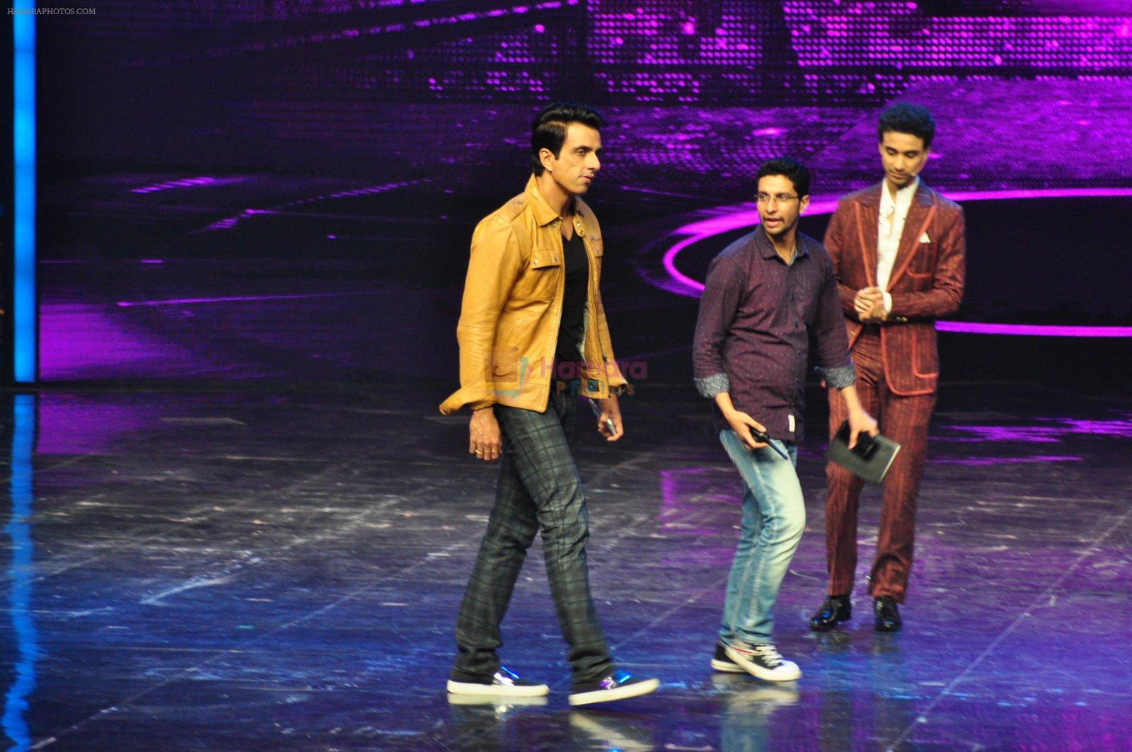 Sonu Sood on the sets of Star Plus's Dance Plus on 4th Sept 2016
