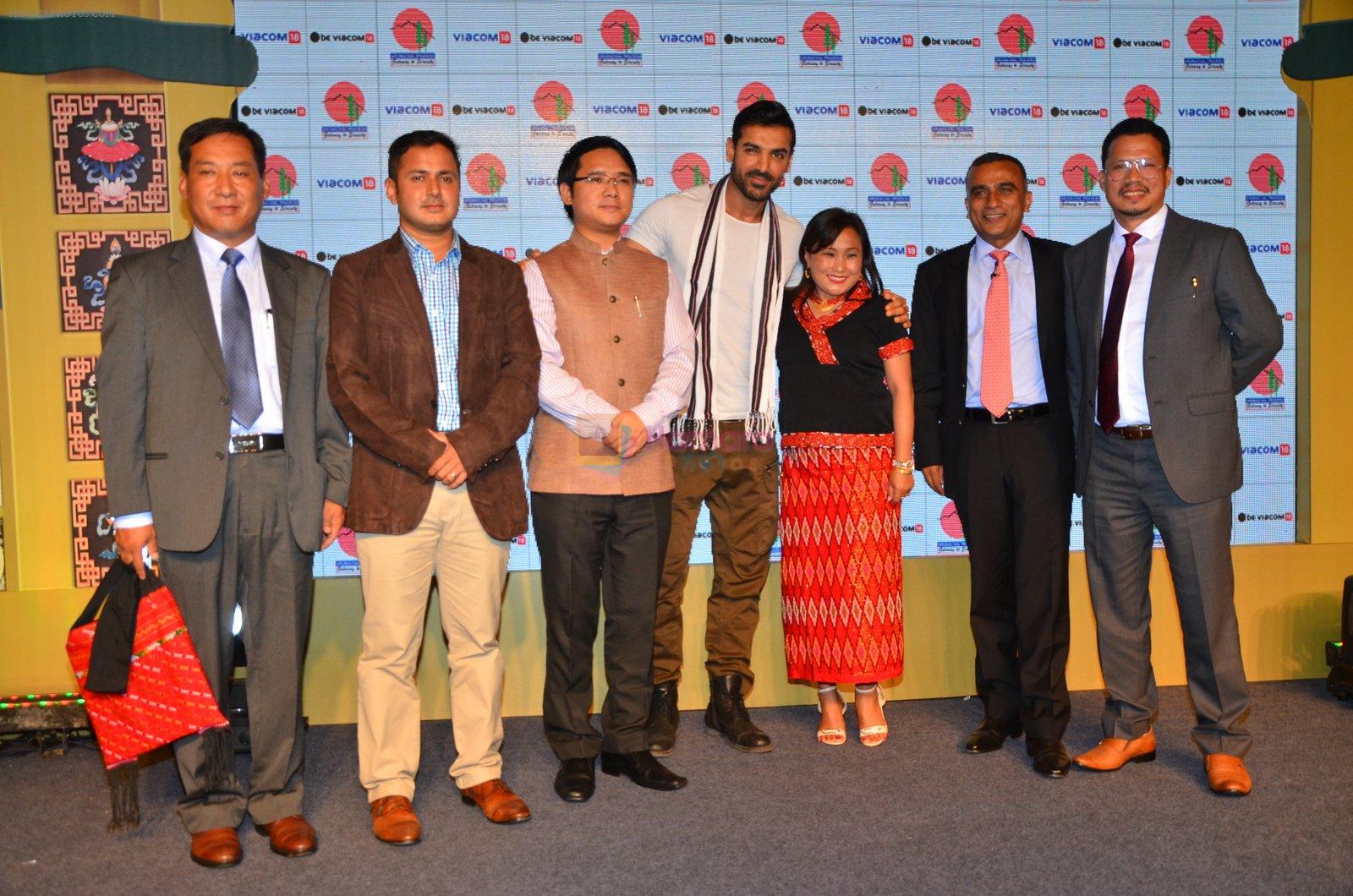 John Abraham during a tourism program for the North East Indian state of Arunachal Pradesh in Mumbai on 6th Sept 2016