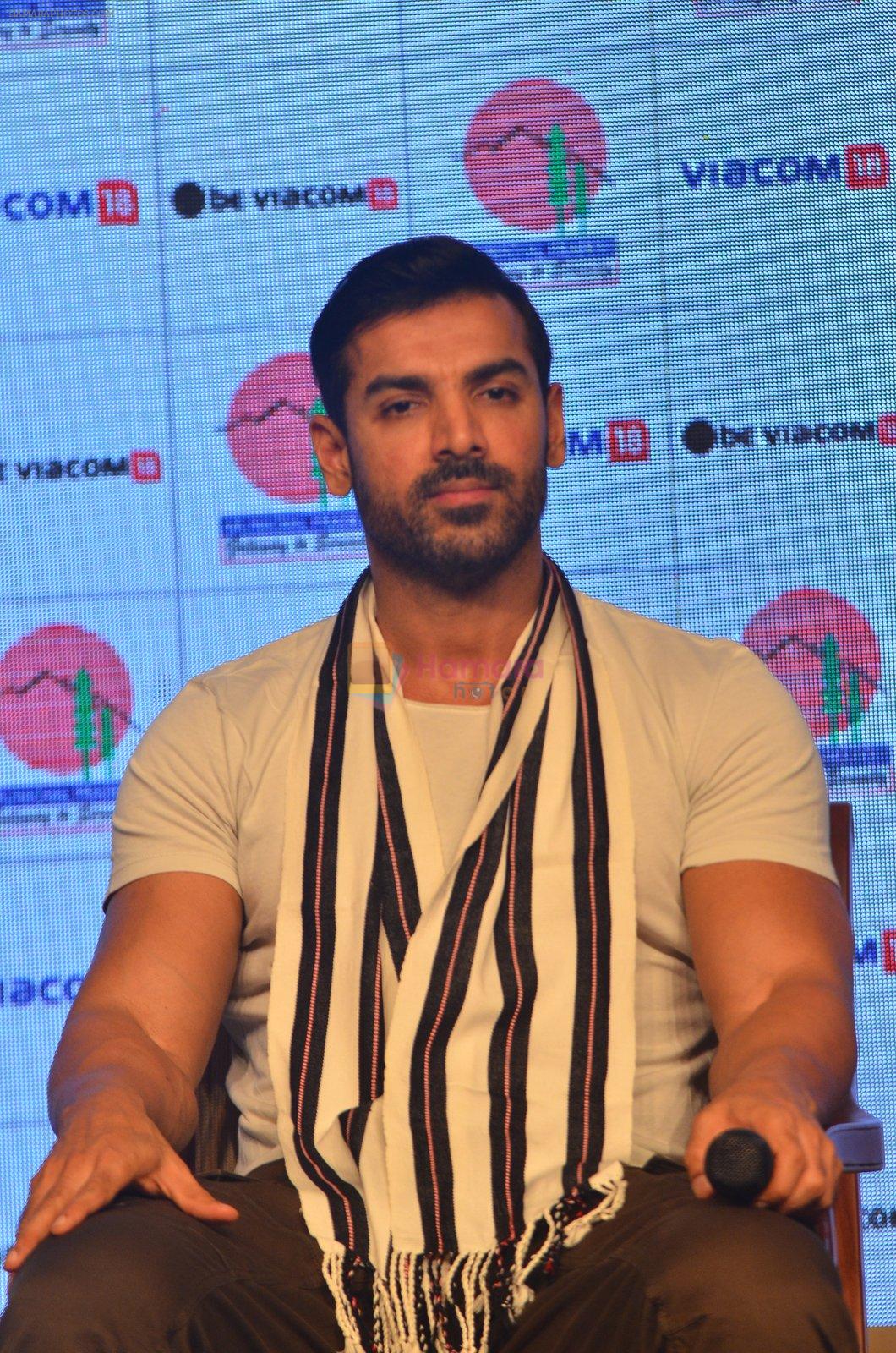 John Abraham during a tourism program for the North East Indian state of Arunachal Pradesh in Mumbai on 6th Sept 2016