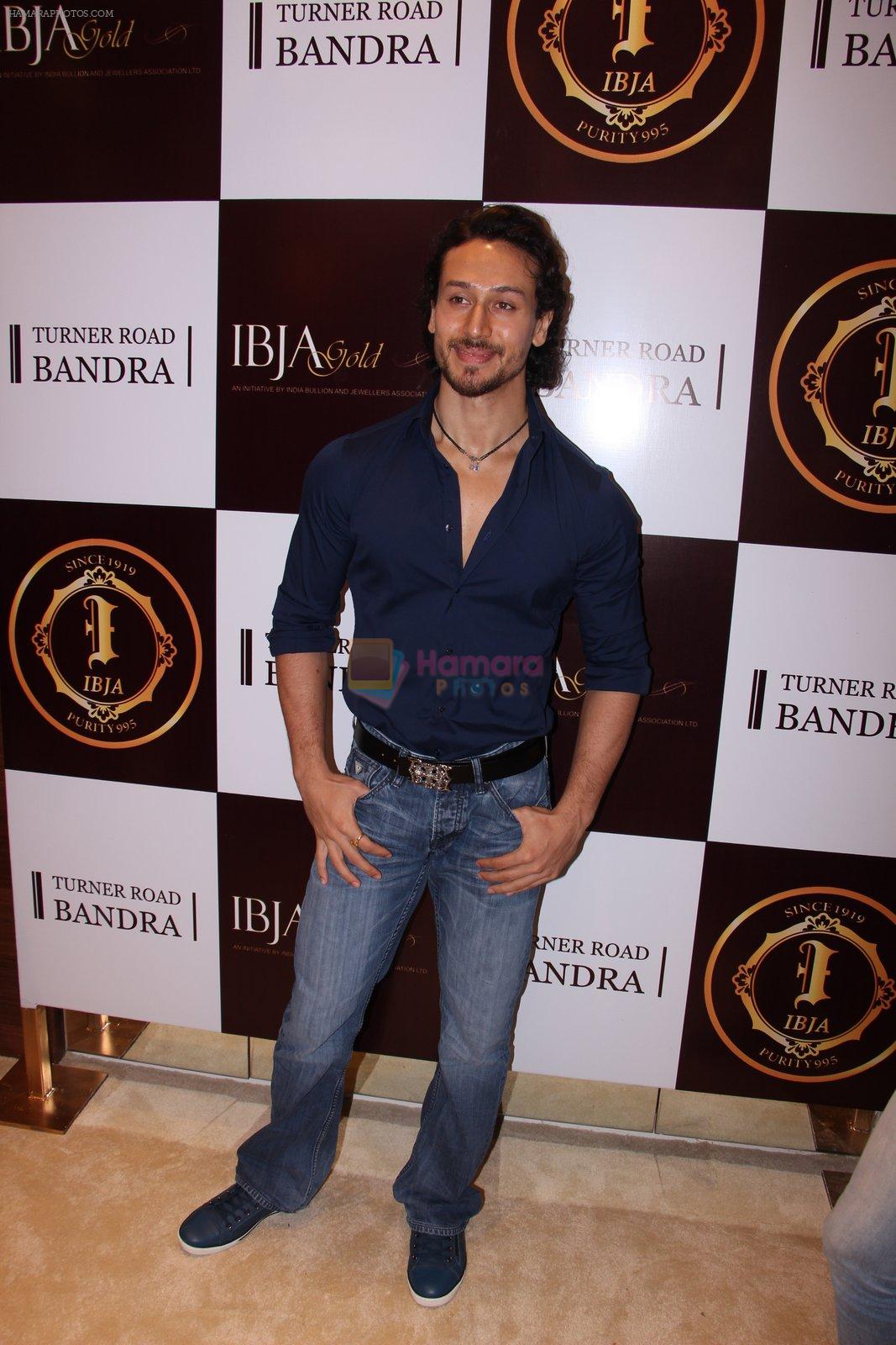 Tiger Shroff during the launch of India's first customized gold coin store IBJA Gold, in Mumbai on 7th Sept 2016
