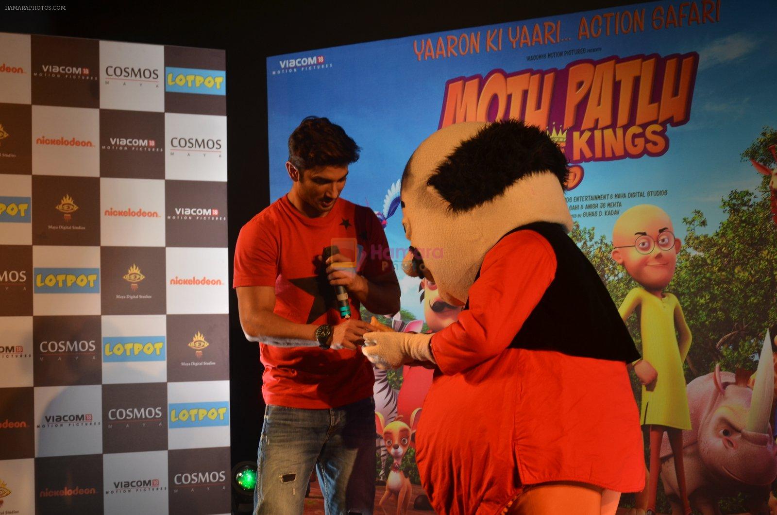 Sushant Singh Rajput supports Motu Patlu 3d film  on 8th Sept 2016