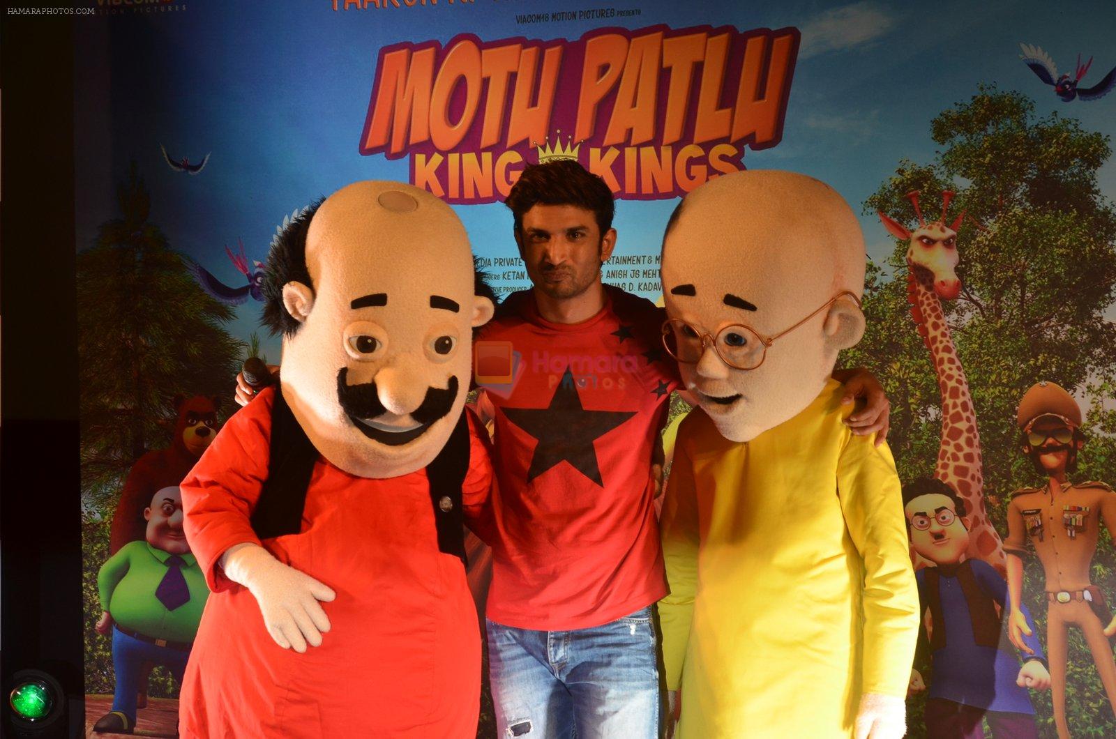 Sushant Singh Rajput supports Motu Patlu 3d film  on 8th Sept 2016