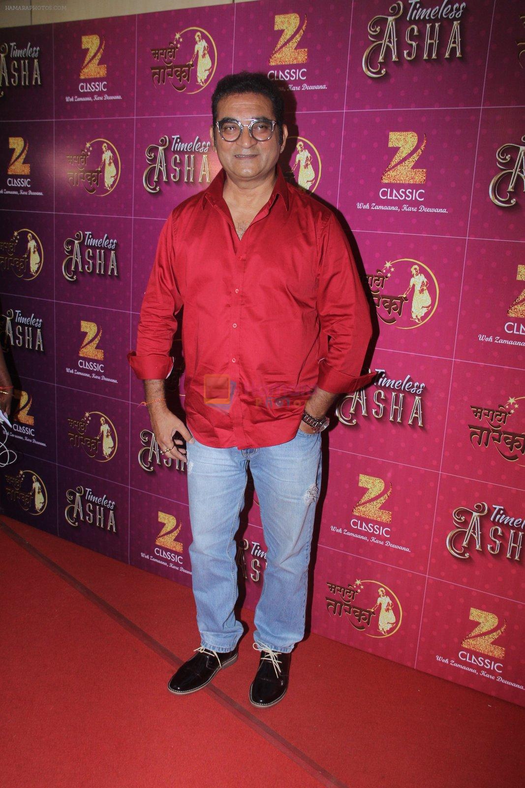 Abhijeet during the musical concert Timless Asha organised by Zee Classsic on occasion of Bollywood singer Asha Bhosle 83rd birthday in Mumbai, India on September 8, 2016