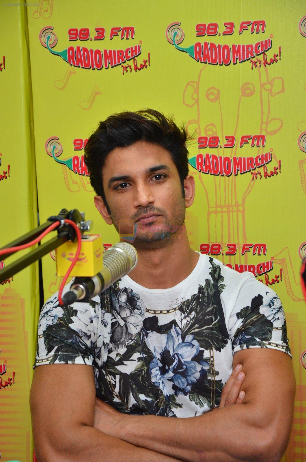 Sushant Singh Rajput at MS Dhoni promotions in Radio Mirchi on 8th Sept 2016