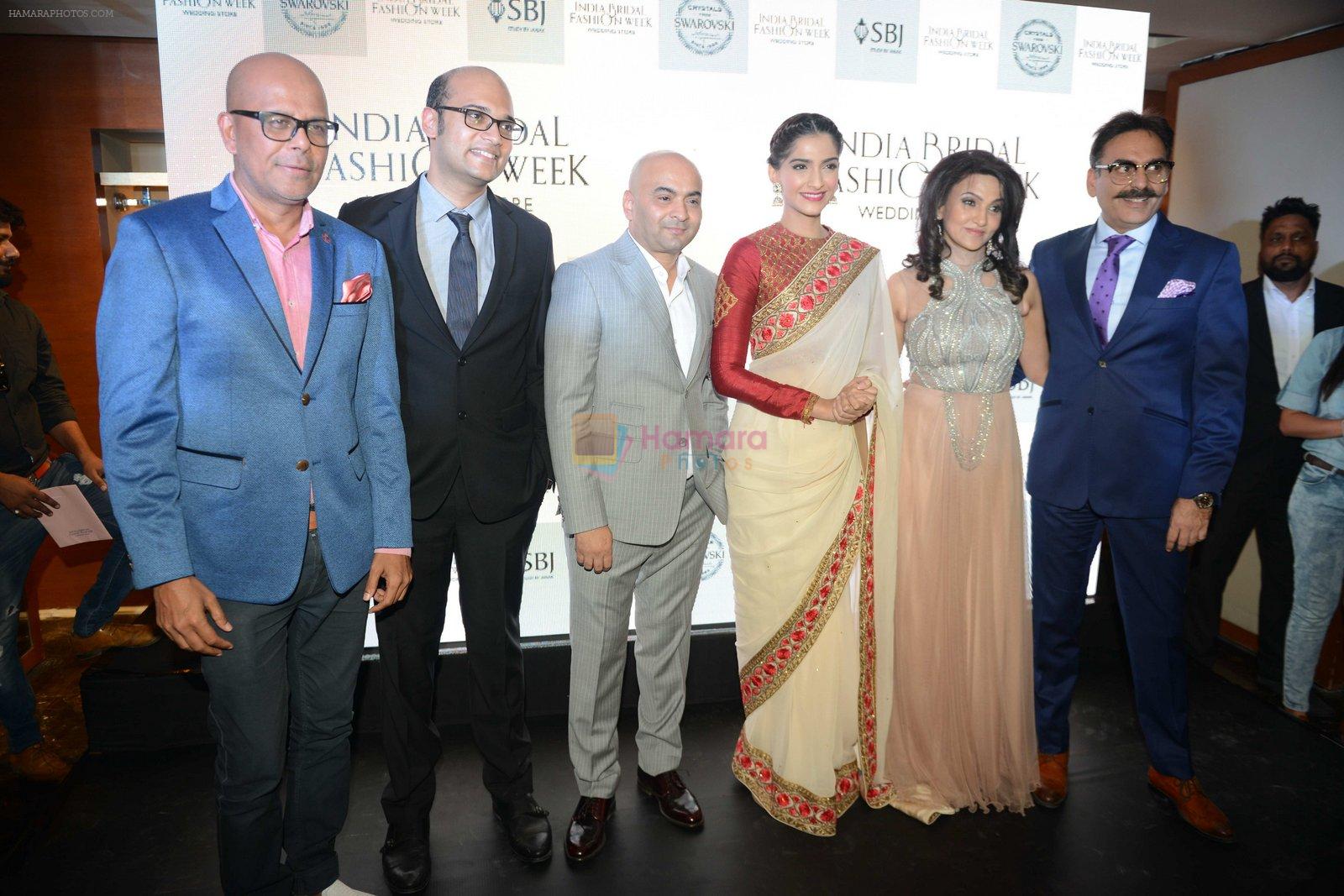 Sonam Kapoor during the launch of the first Indian Bridal Fashion Week Wedding Store, in New Delhi on 9th Sept 2016